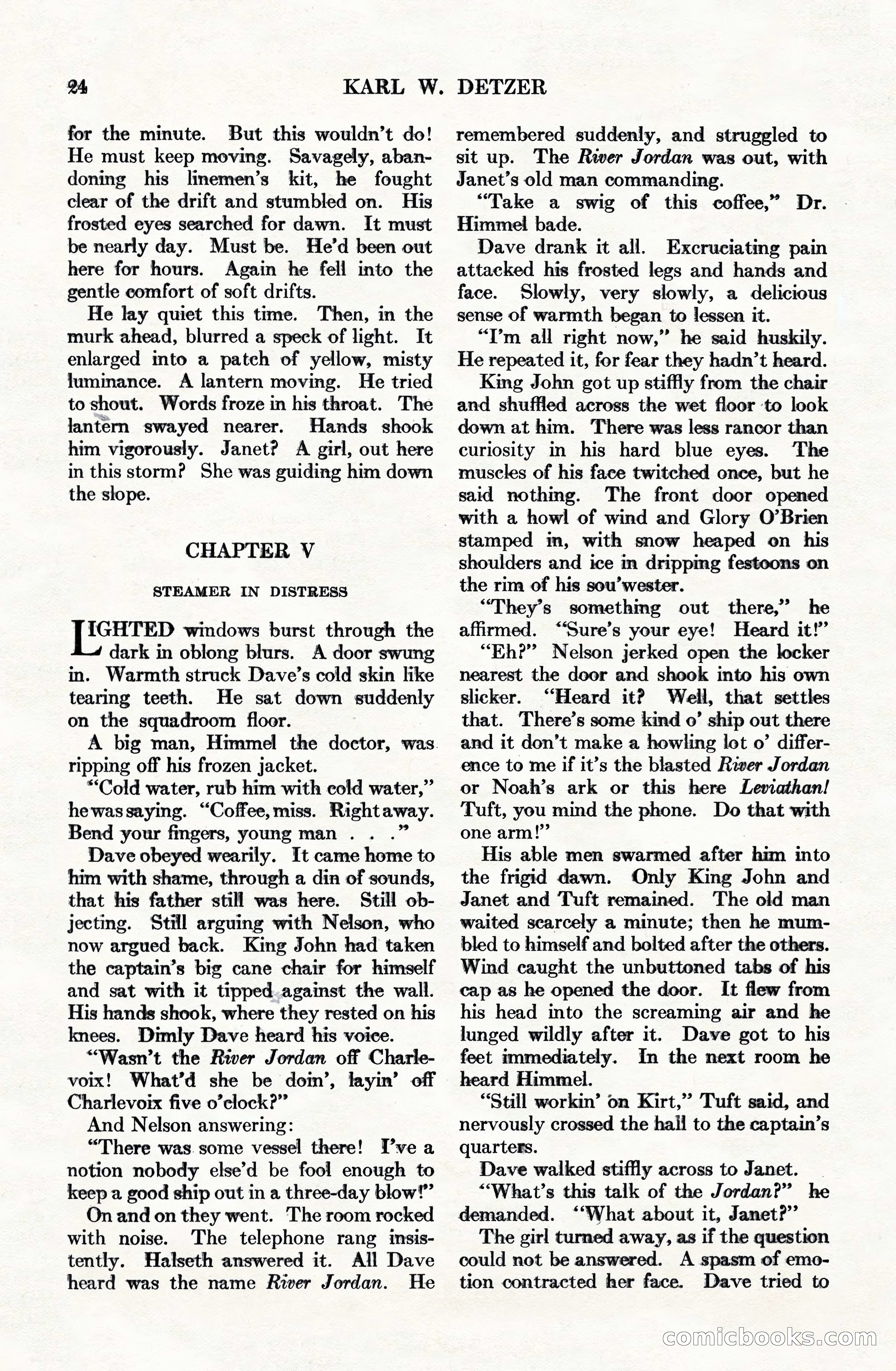 Adventure Magazine Cover, June 15, 1928 — page 26 of 194