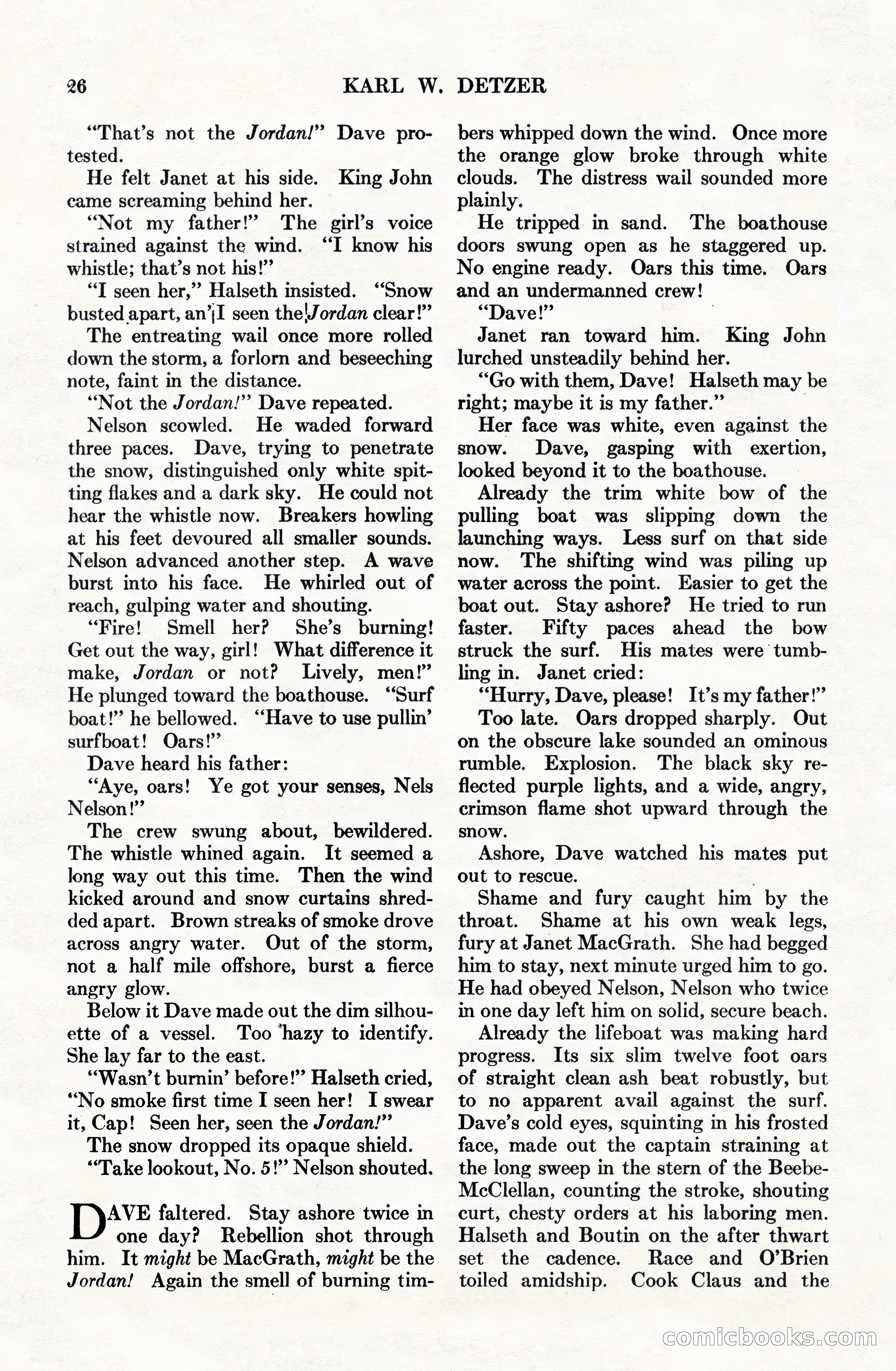 Adventure Magazine Cover, June 15, 1928 — page 28 of 194