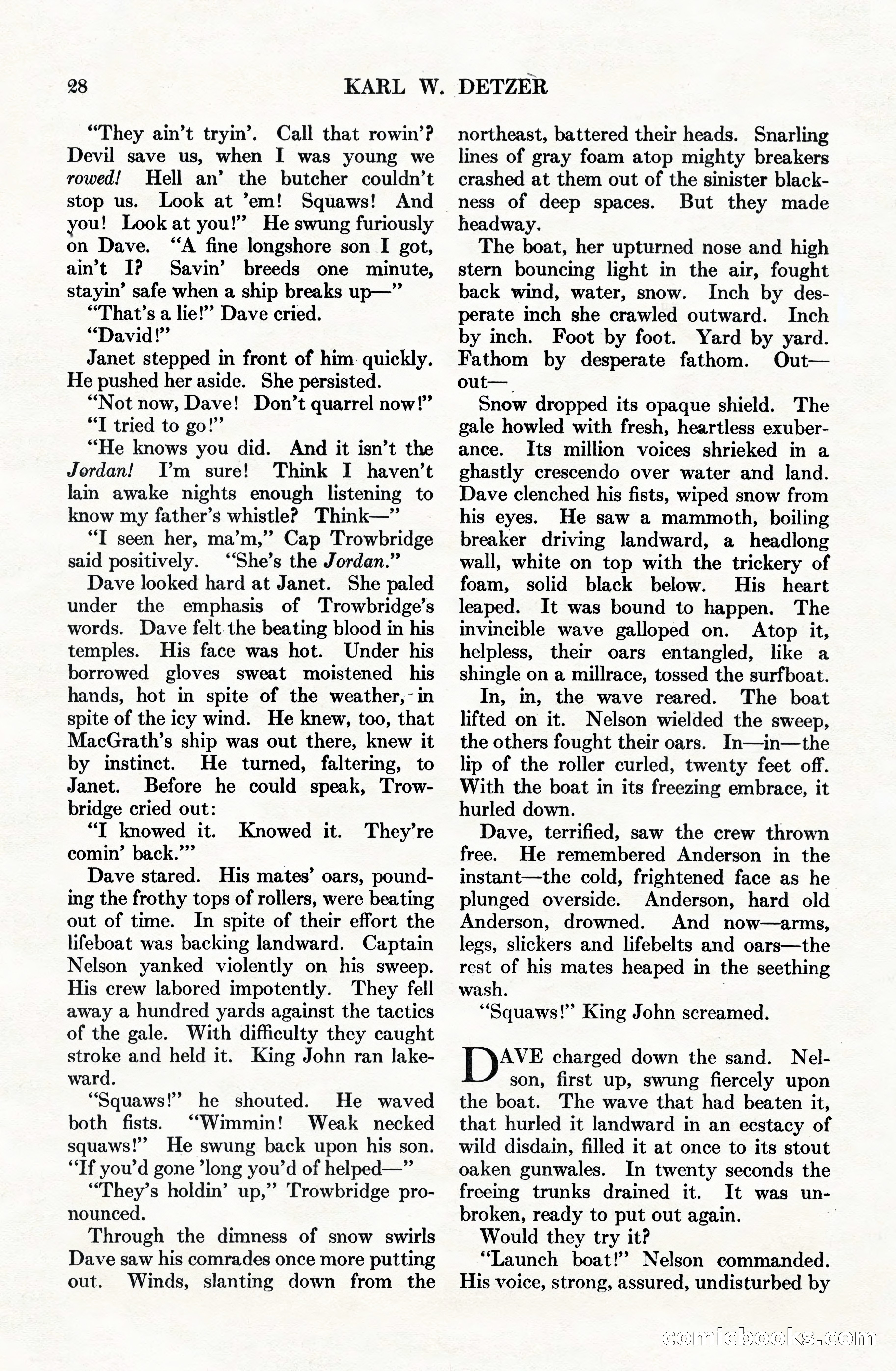 Adventure Magazine Cover, June 15, 1928 — page 30 of 194