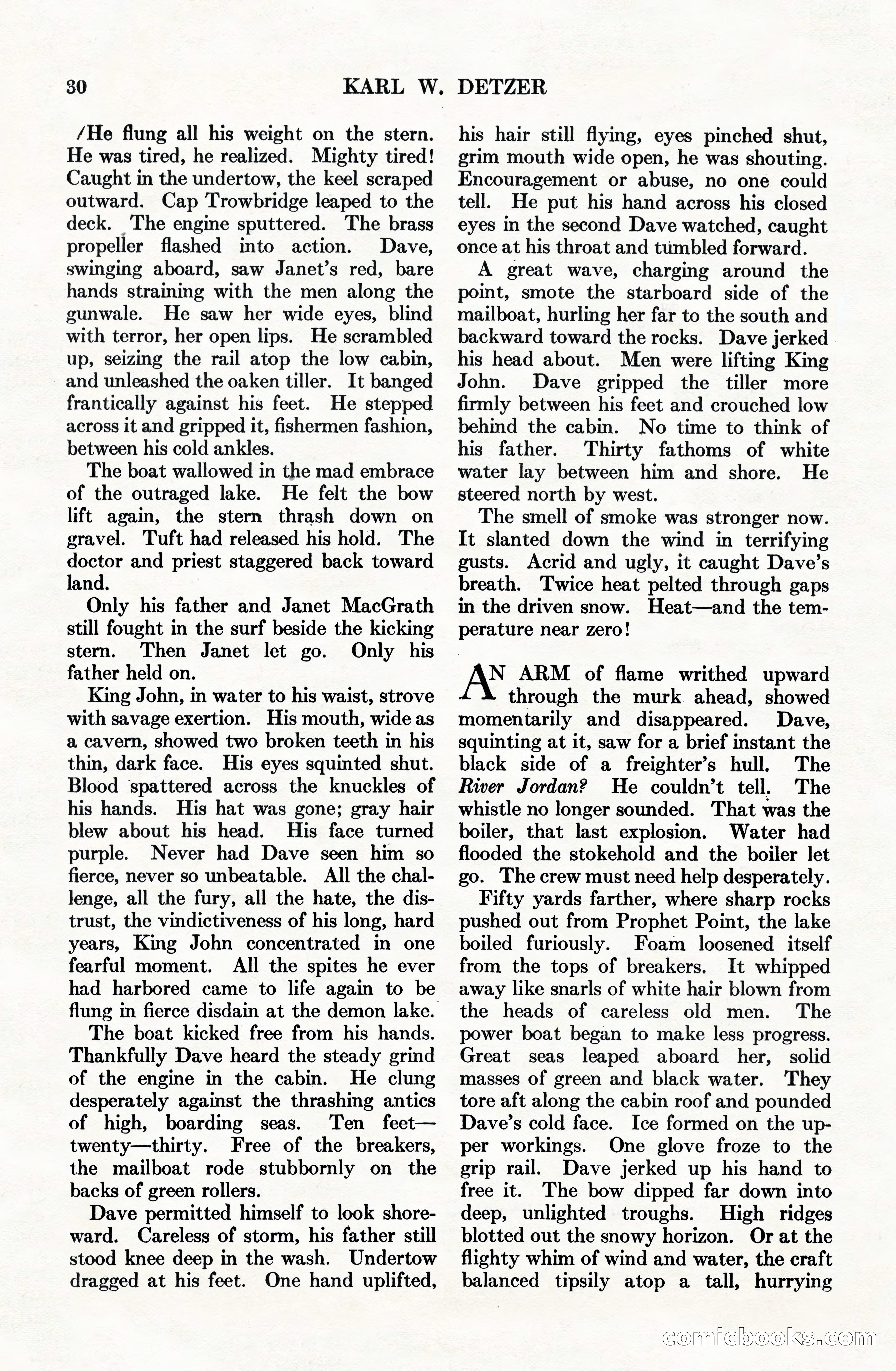 Adventure Magazine Cover, June 15, 1928 — page 32 of 194