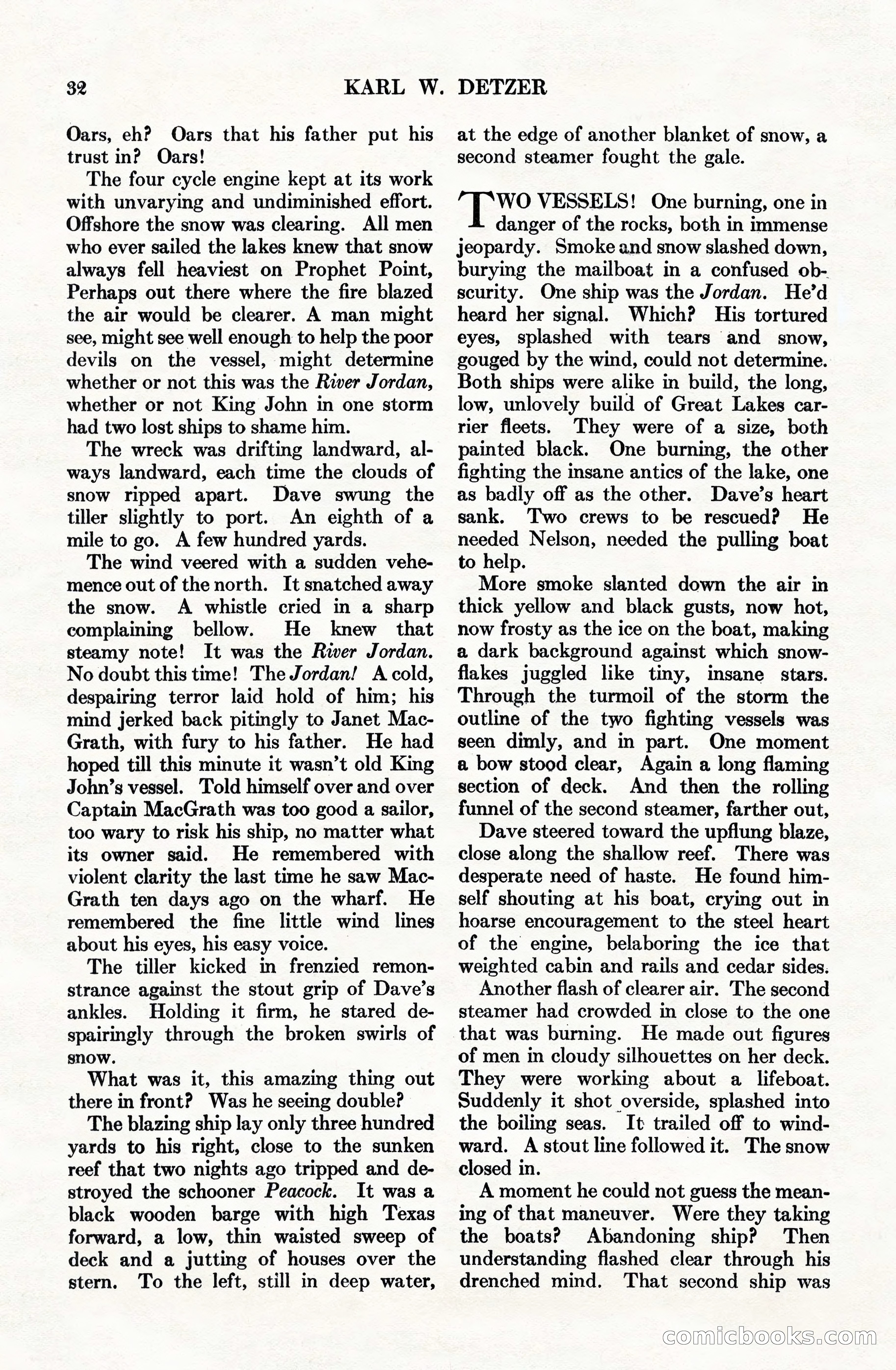 Adventure Magazine Cover, June 15, 1928 — page 34 of 194