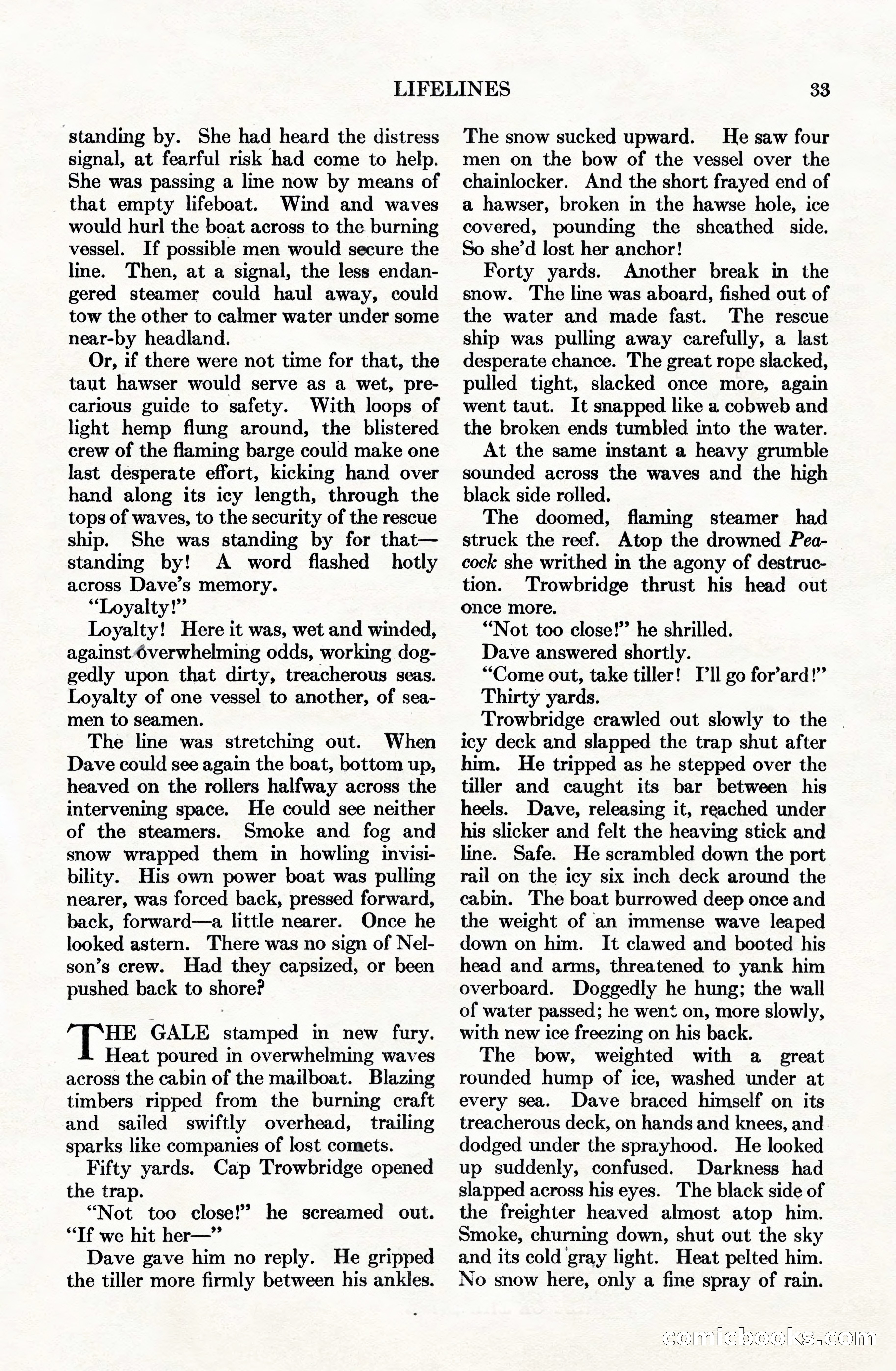 Adventure Magazine Cover, June 15, 1928 — page 35 of 194