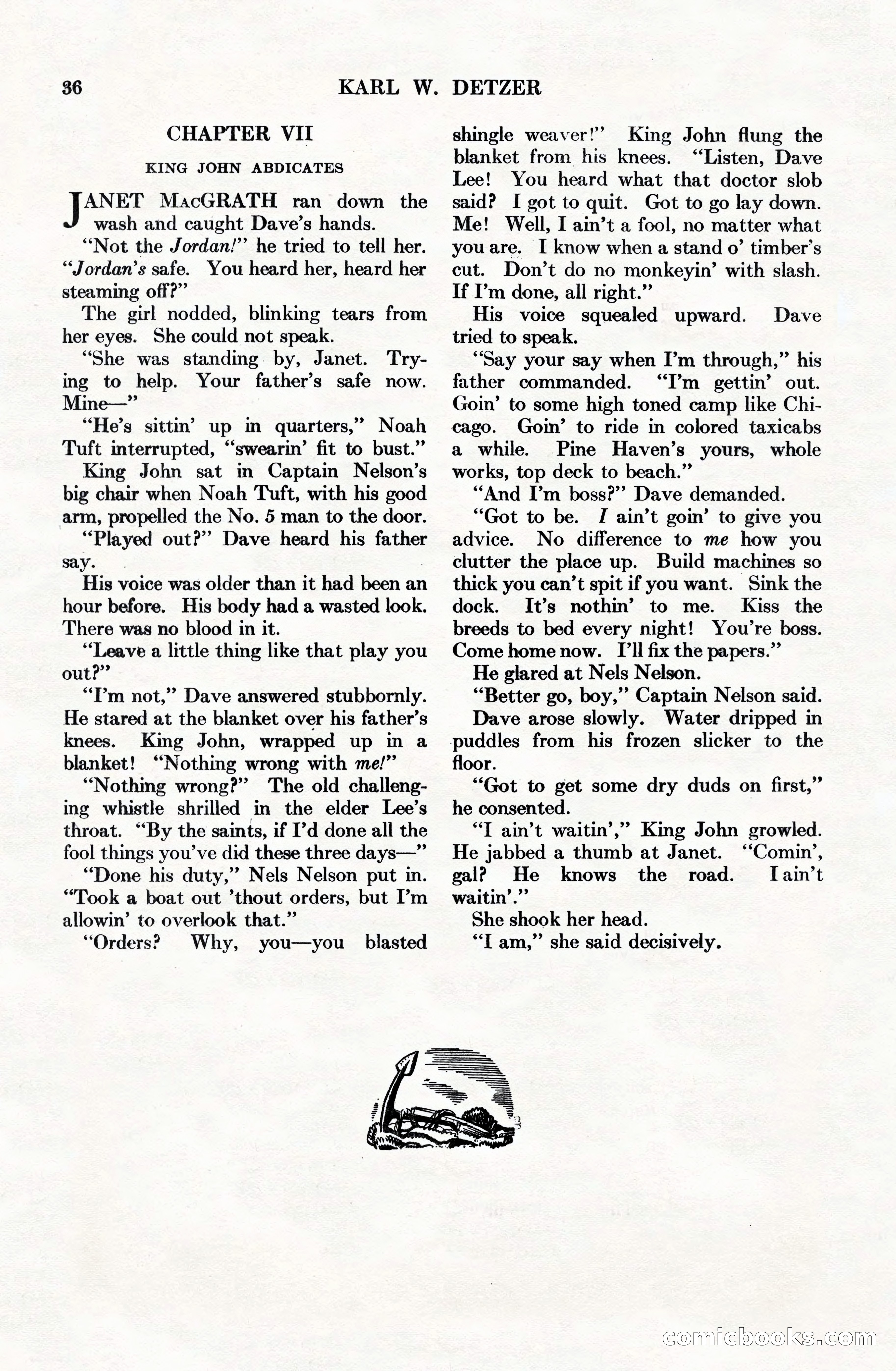 Adventure Magazine Cover, June 15, 1928 — page 38 of 194