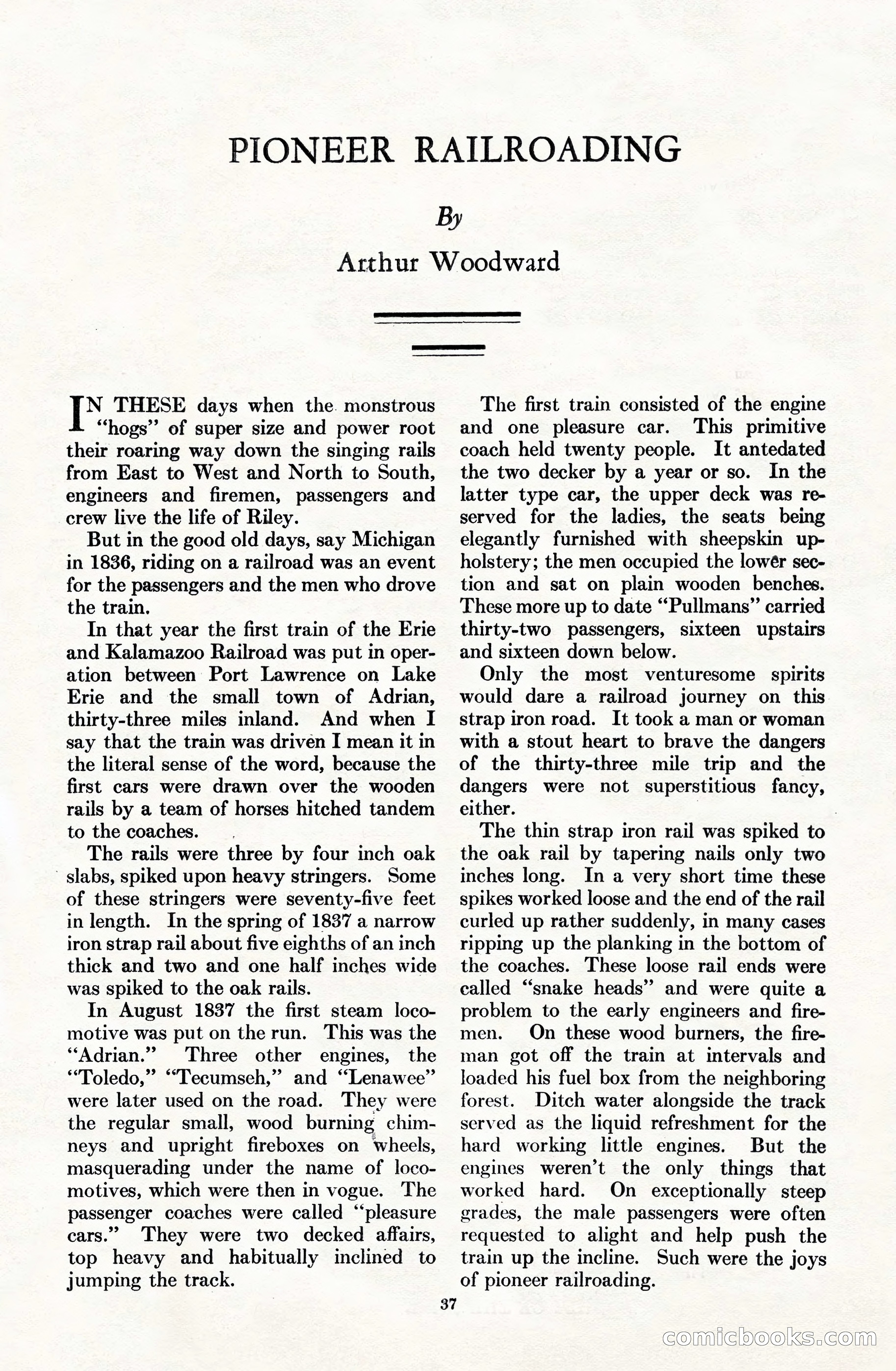 Adventure Magazine Cover, June 15, 1928 — page 39 of 194