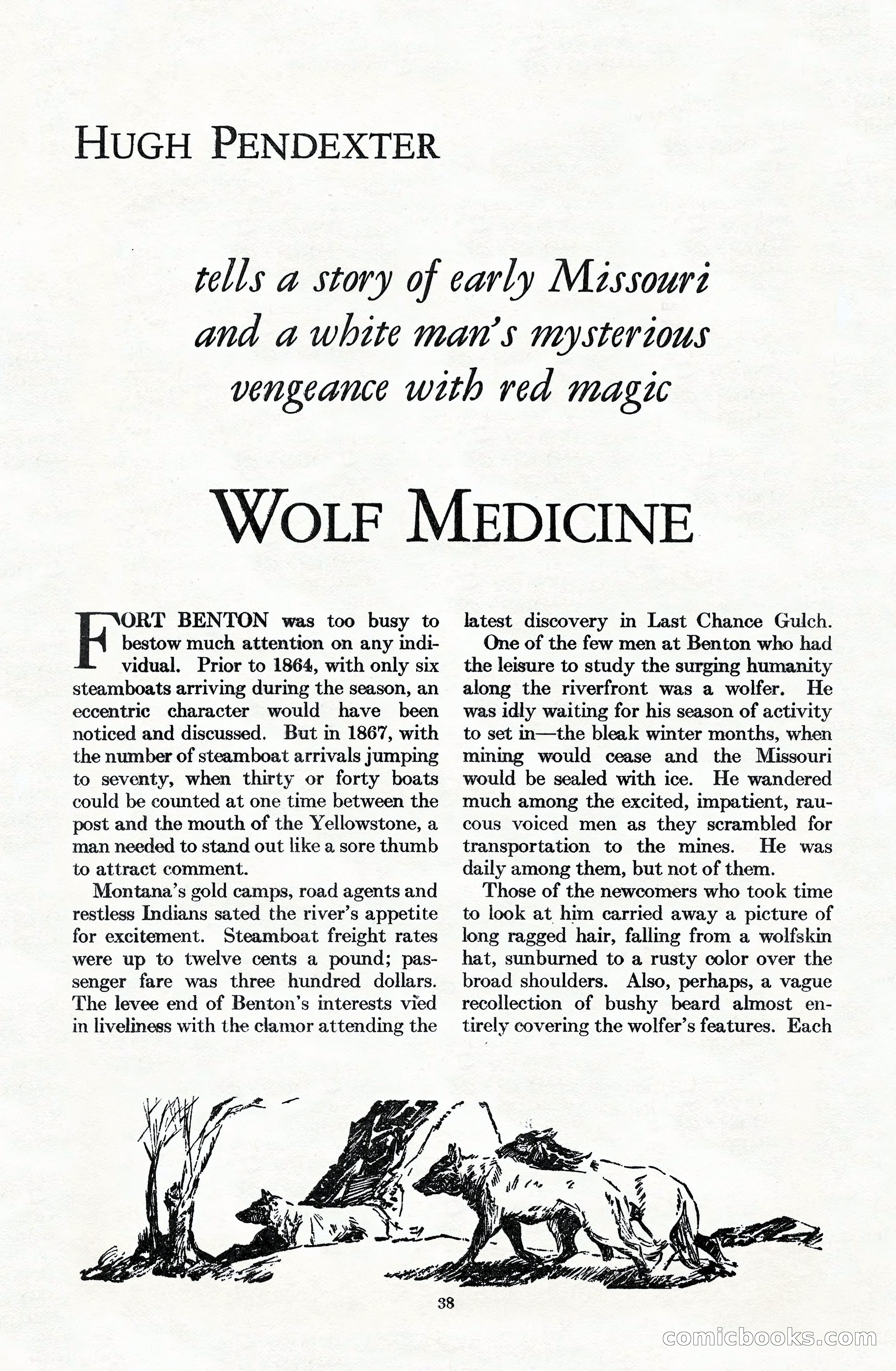Adventure Magazine Cover, June 15, 1928 — page 40 of 194
