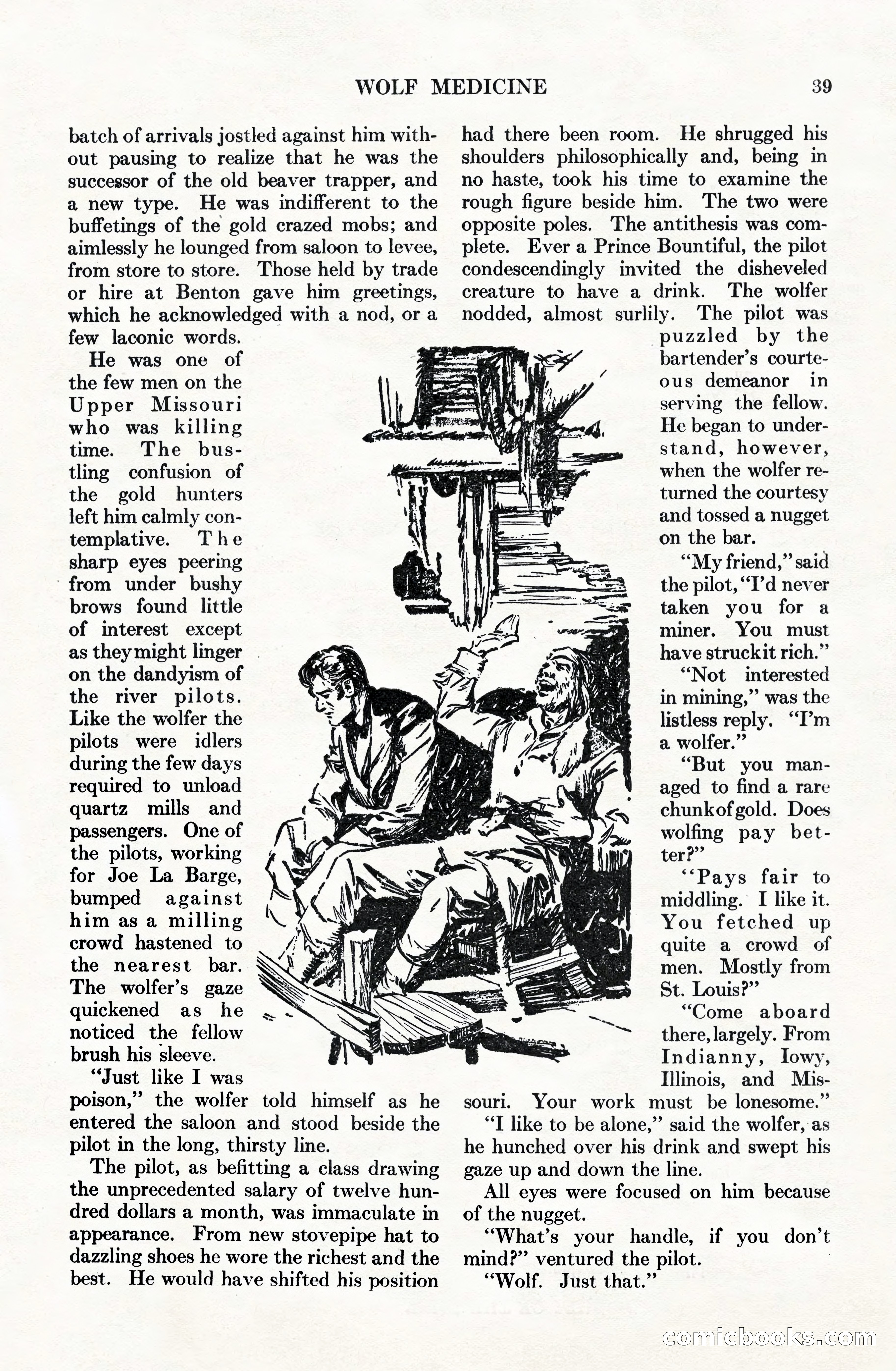 Adventure Magazine Cover, June 15, 1928 — page 41 of 194