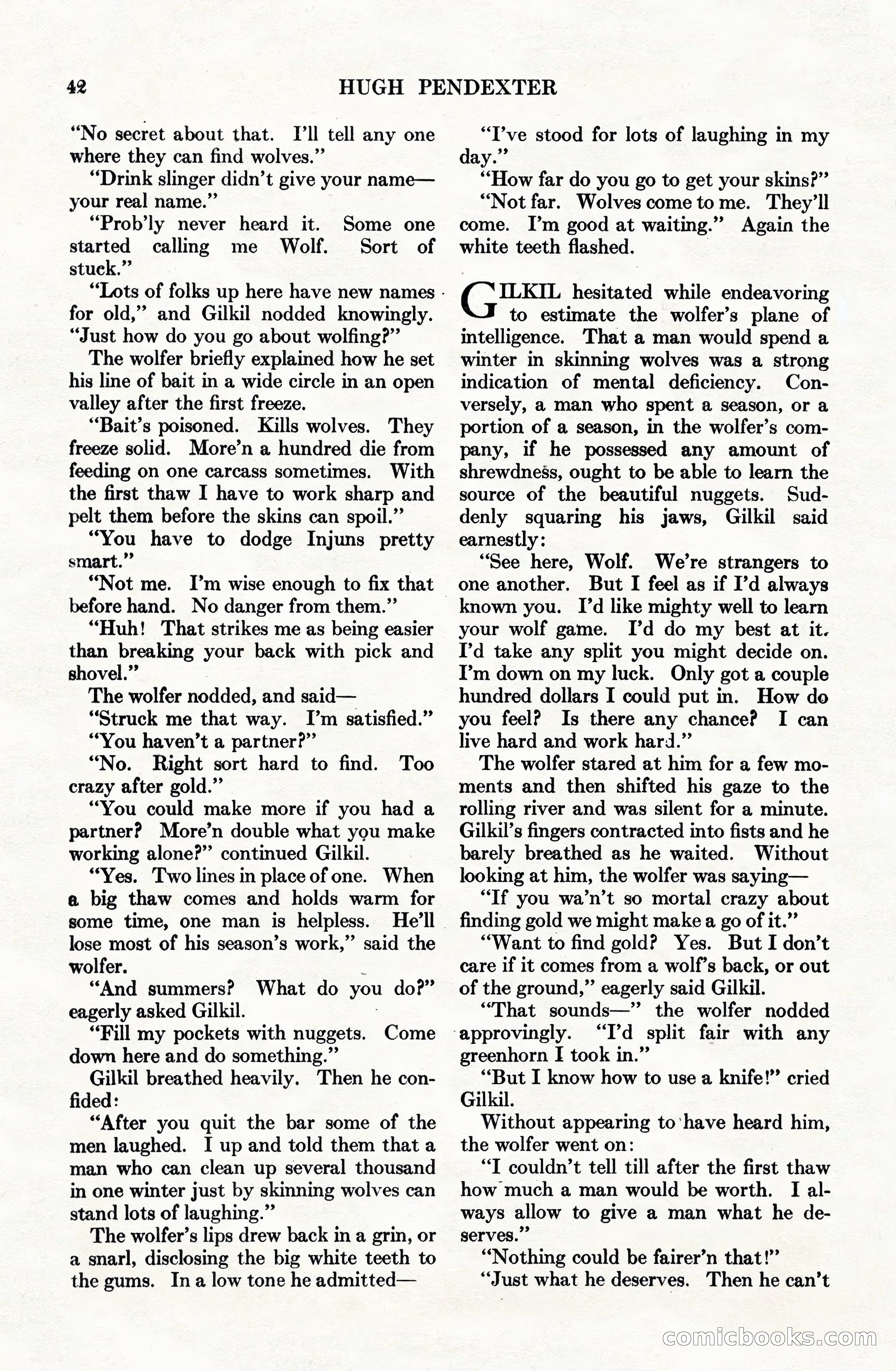 Adventure Magazine Cover, June 15, 1928 — page 44 of 194