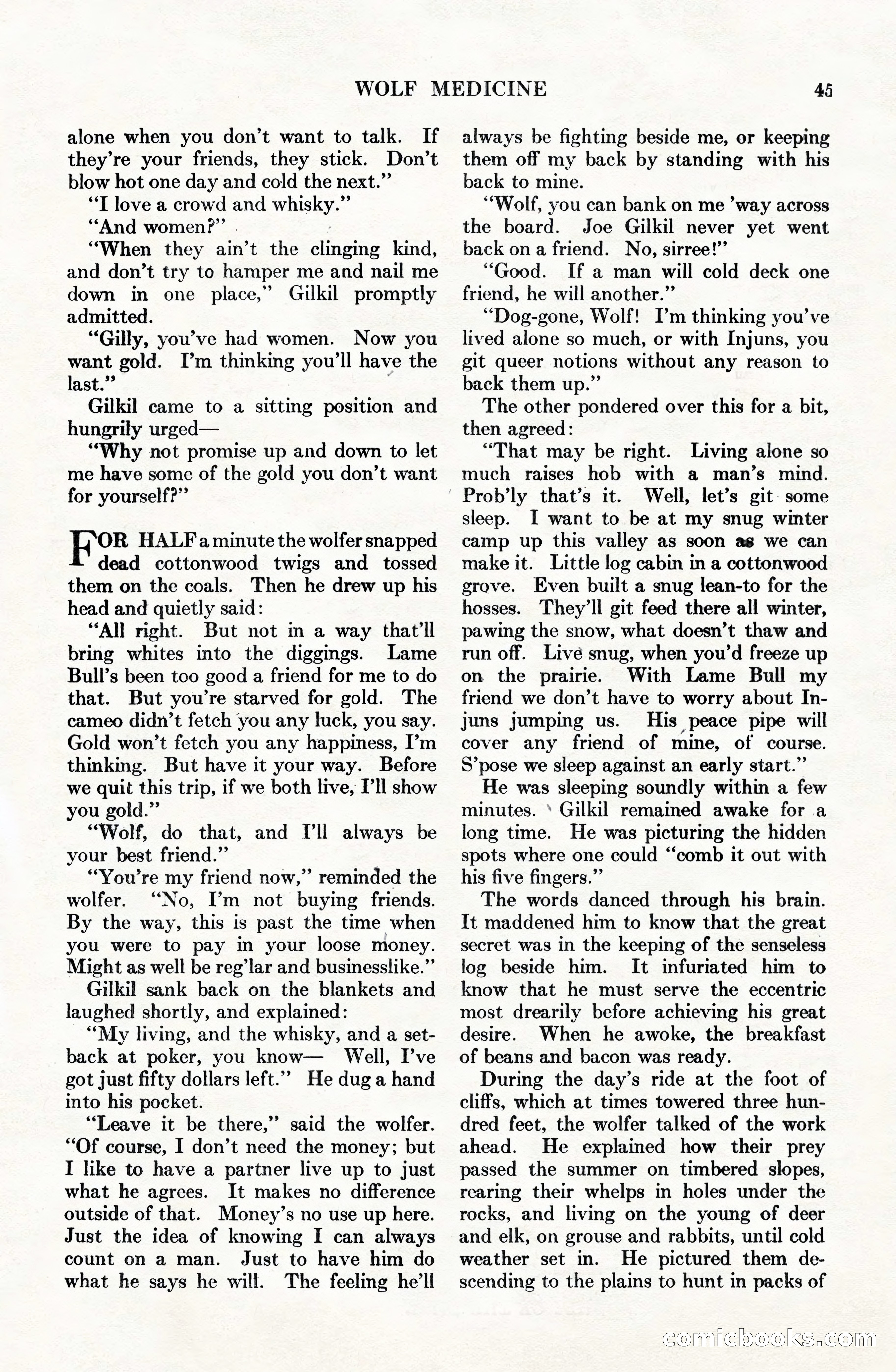 Adventure Magazine Cover, June 15, 1928 — page 47 of 194