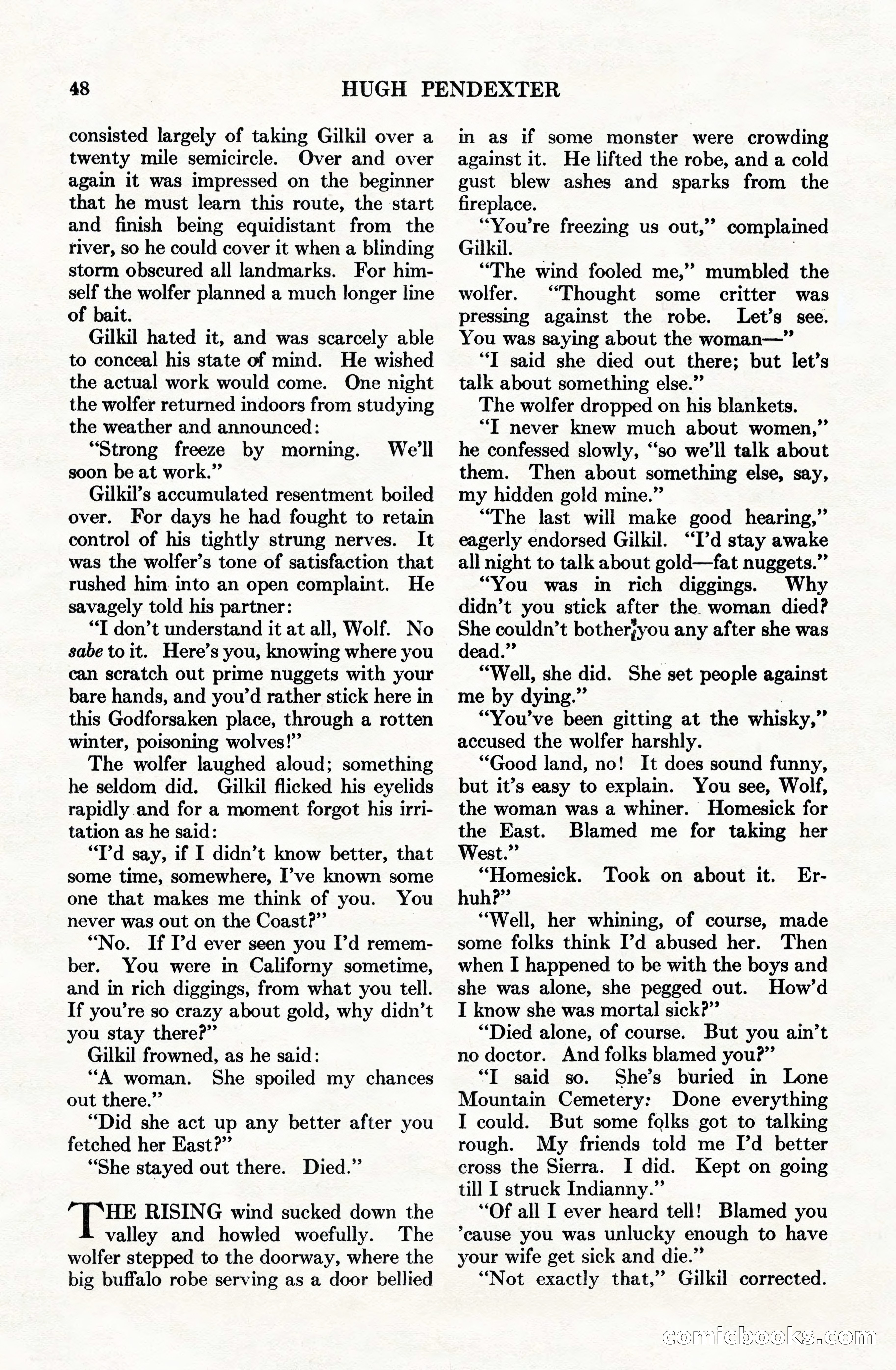 Adventure Magazine Cover, June 15, 1928 — page 50 of 194