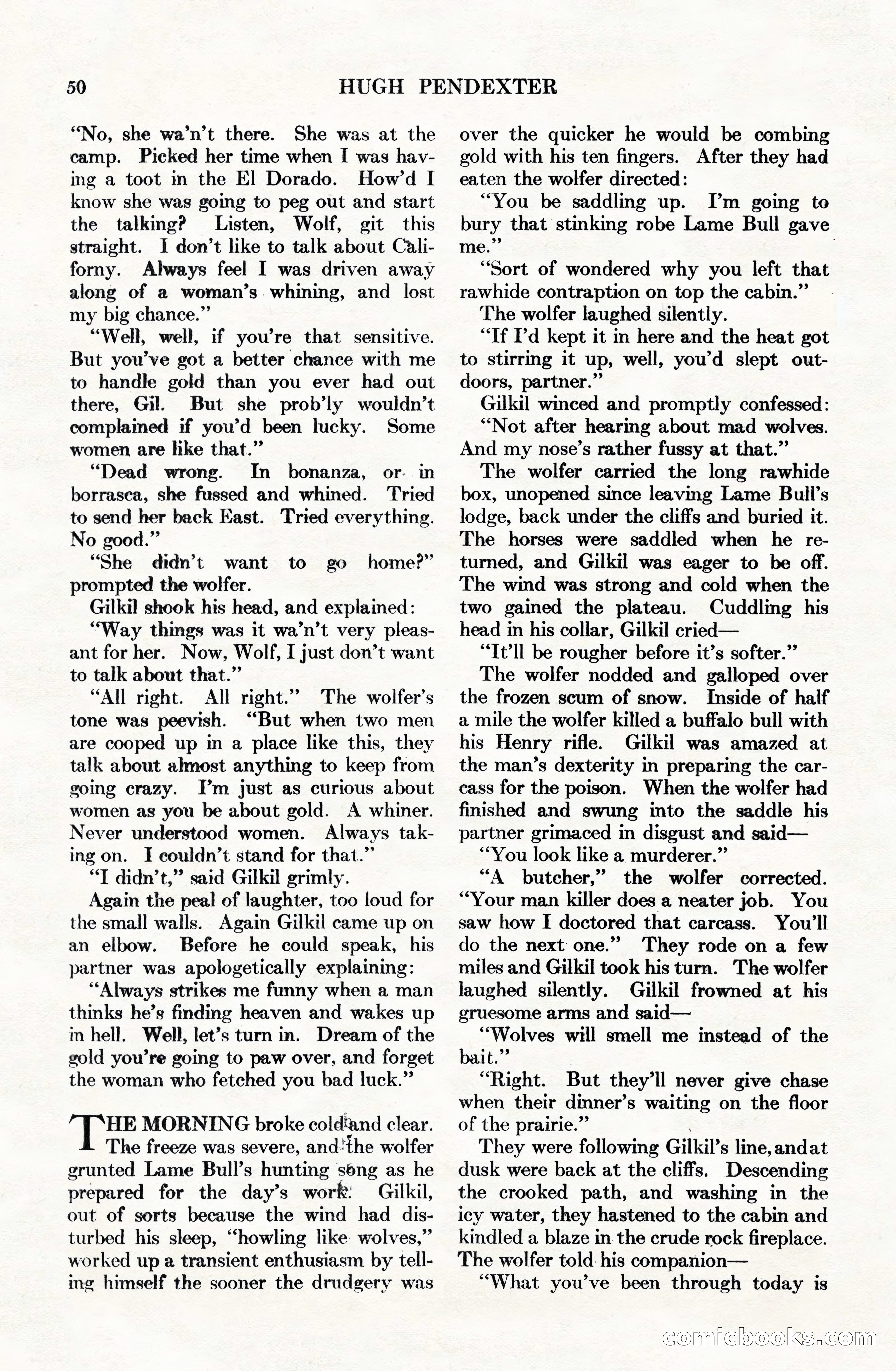 Adventure Magazine Cover, June 15, 1928 — page 52 of 194