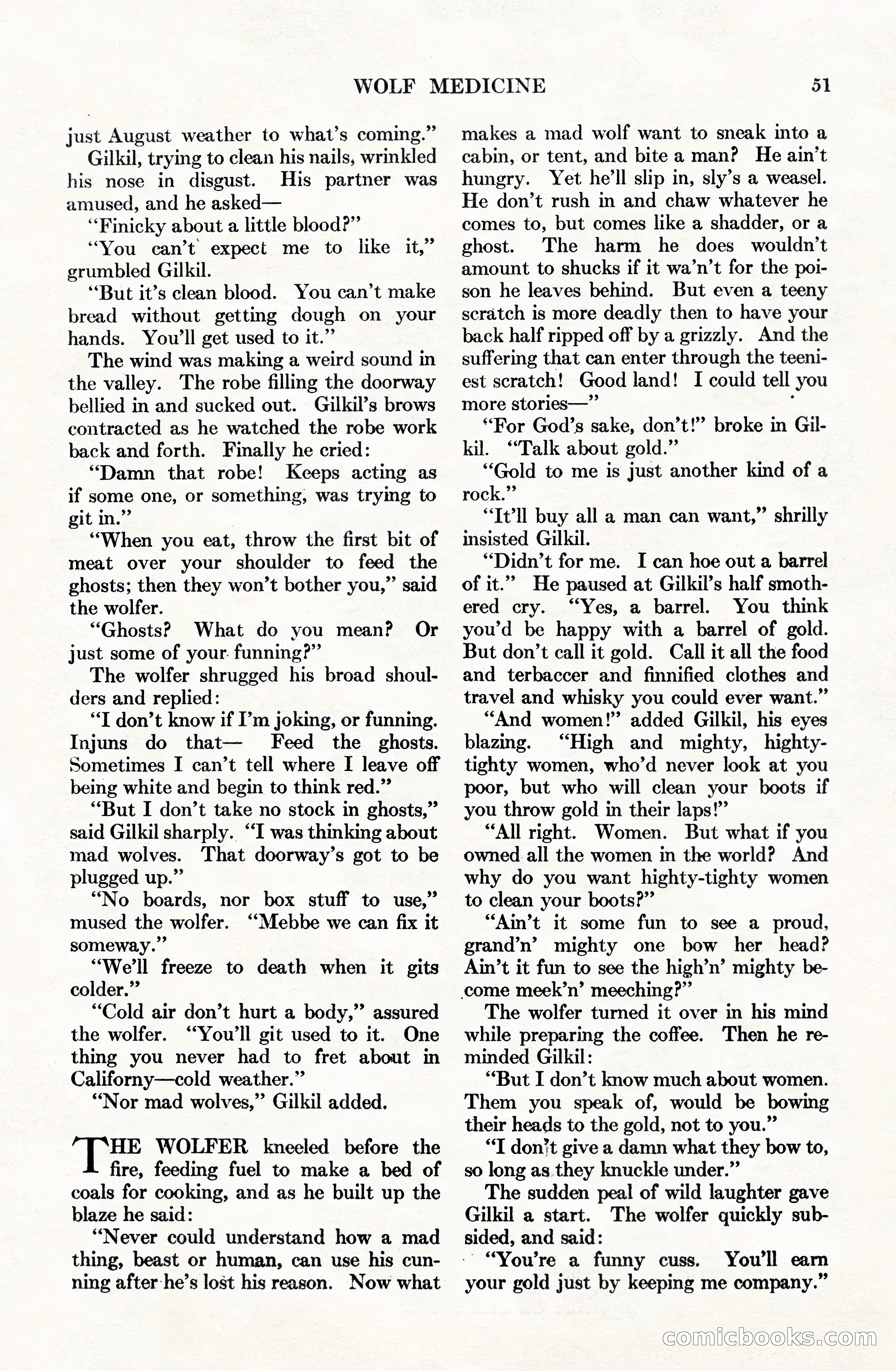 Adventure Magazine Cover, June 15, 1928 — page 53 of 194