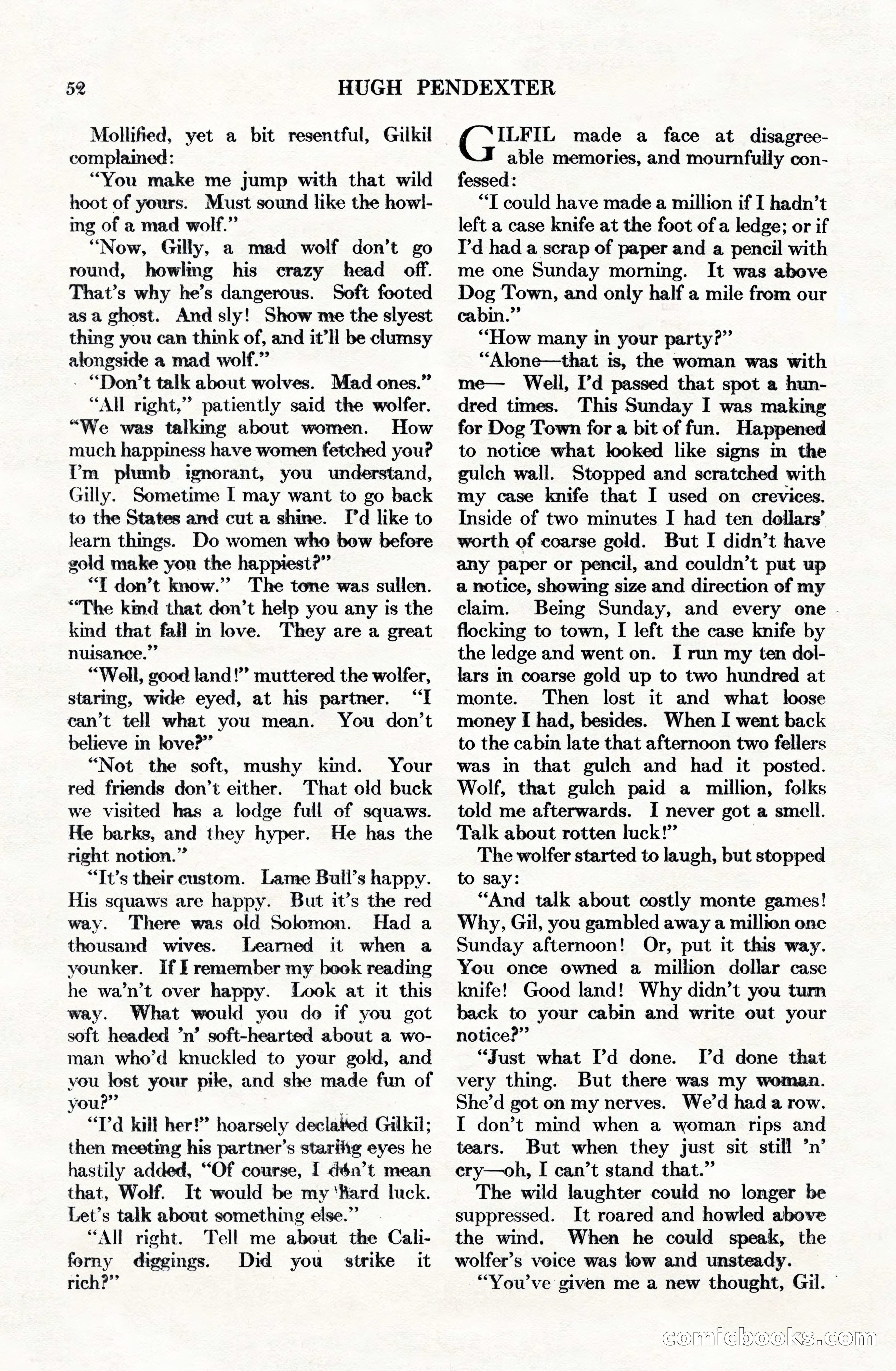 Adventure Magazine Cover, June 15, 1928 — page 54 of 194