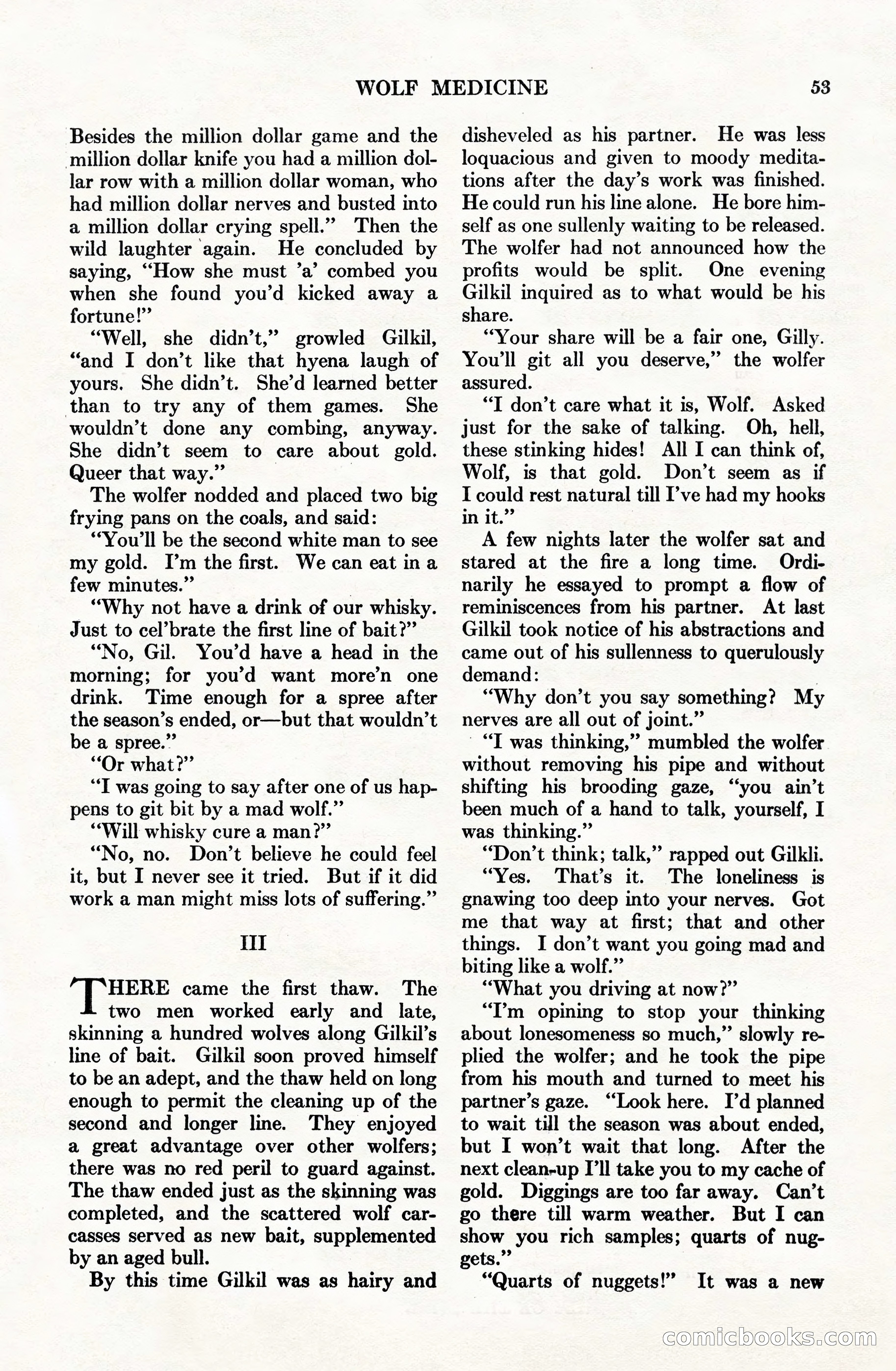 Adventure Magazine Cover, June 15, 1928 — page 55 of 194