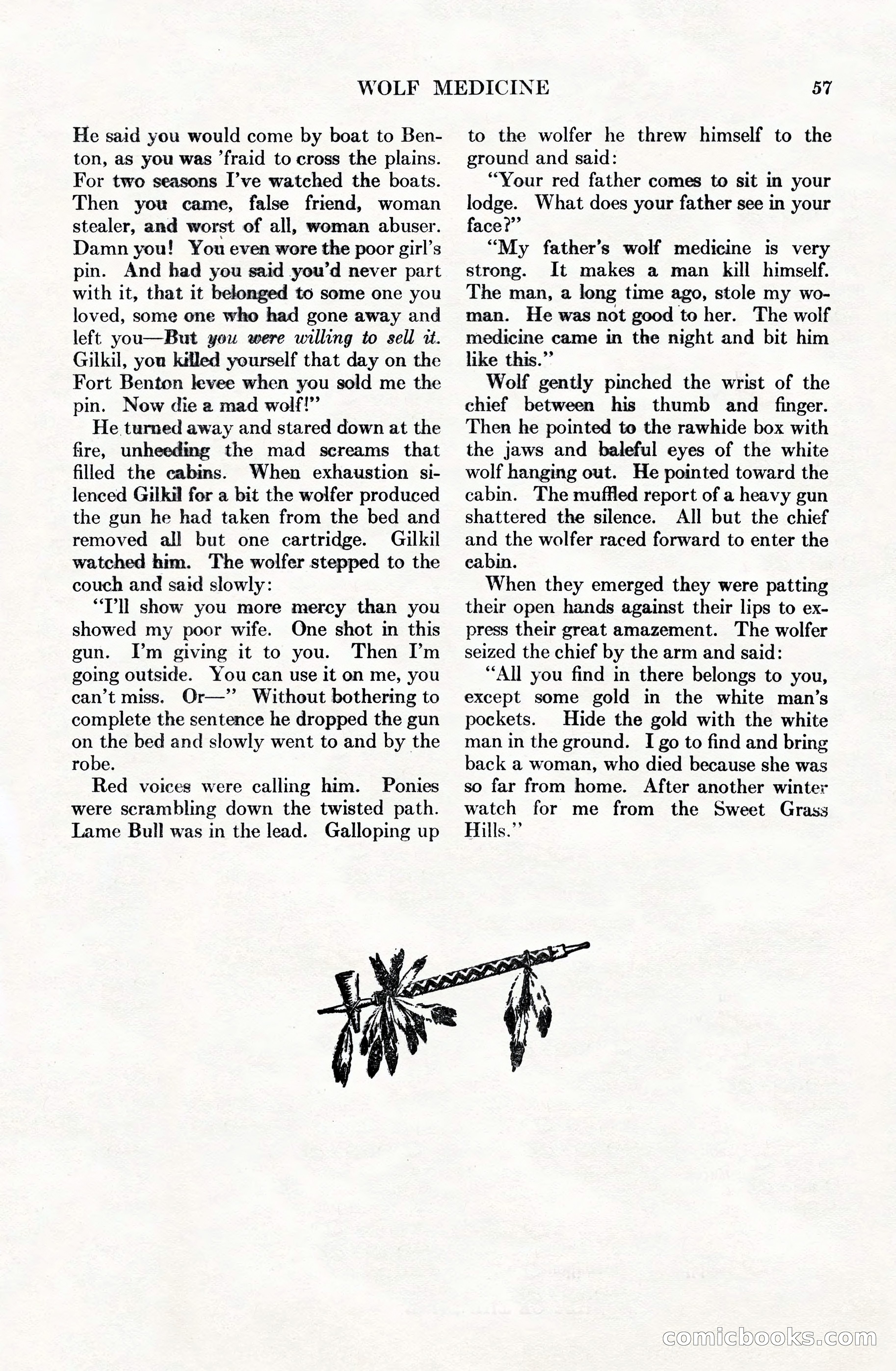Adventure Magazine Cover, June 15, 1928 — page 59 of 194