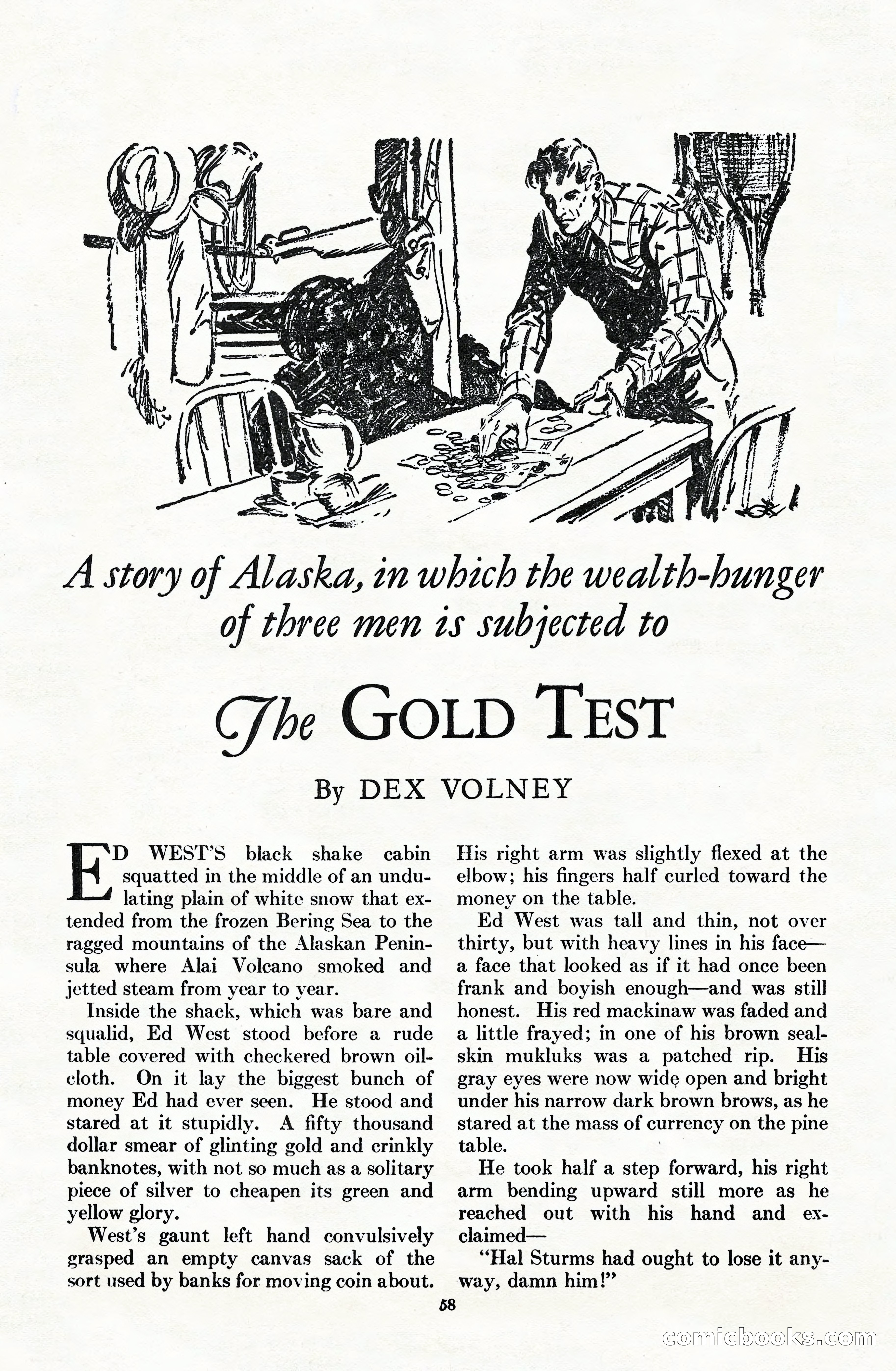 Adventure Magazine Cover, June 15, 1928 — page 60 of 194