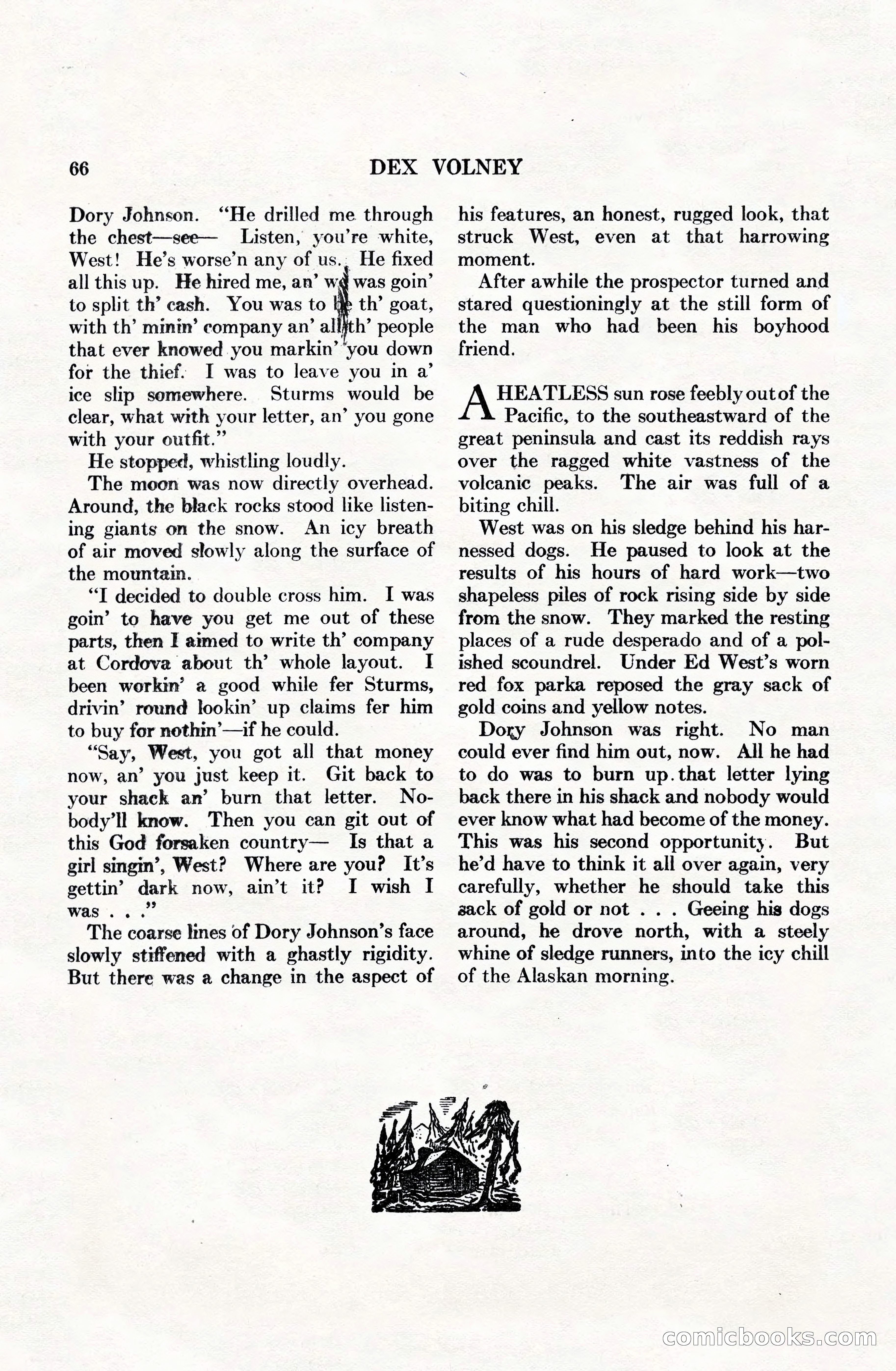 Adventure Magazine Cover, June 15, 1928 — page 68 of 194