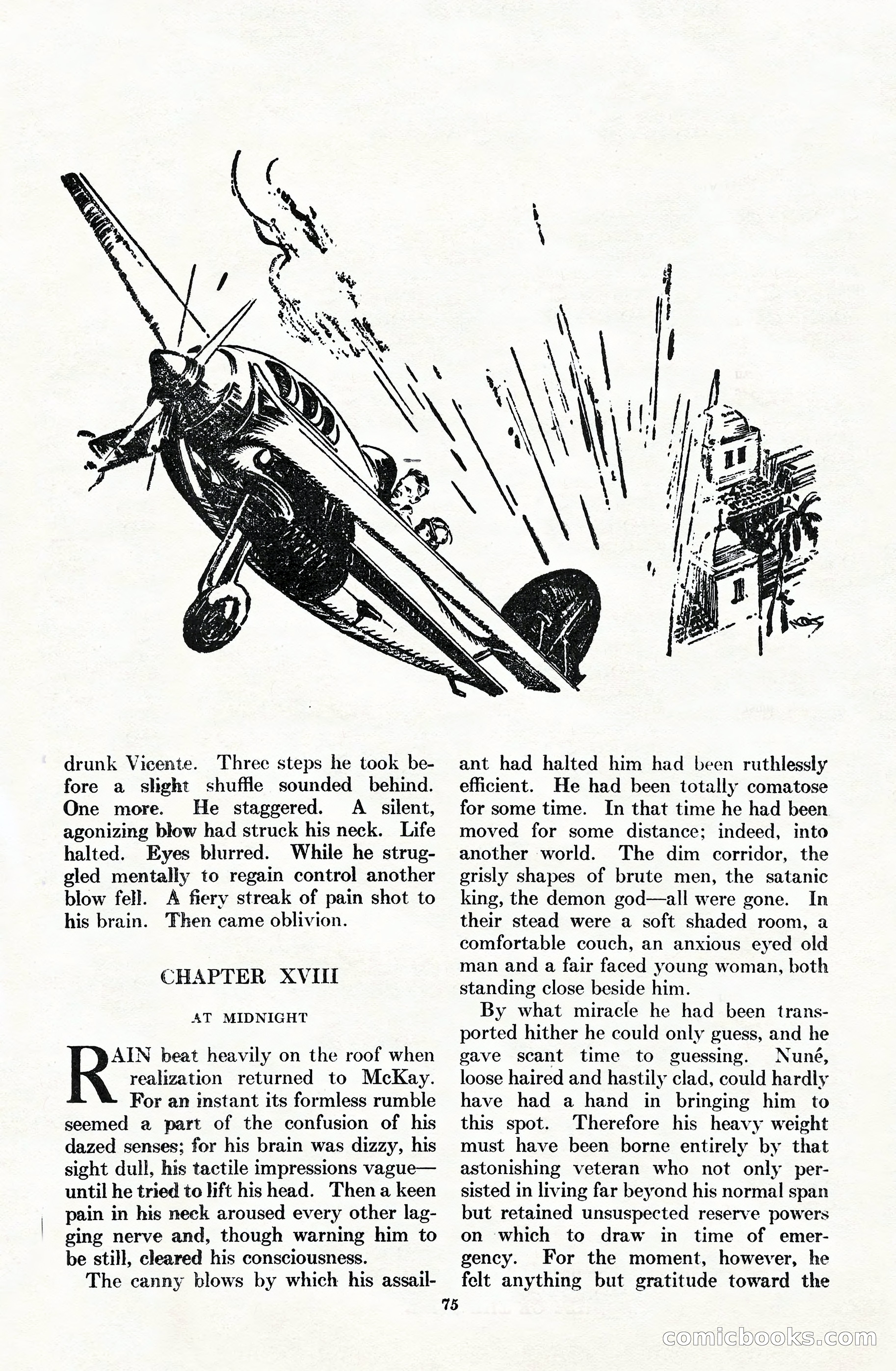 Adventure Magazine Cover, June 15, 1928 — page 77 of 194