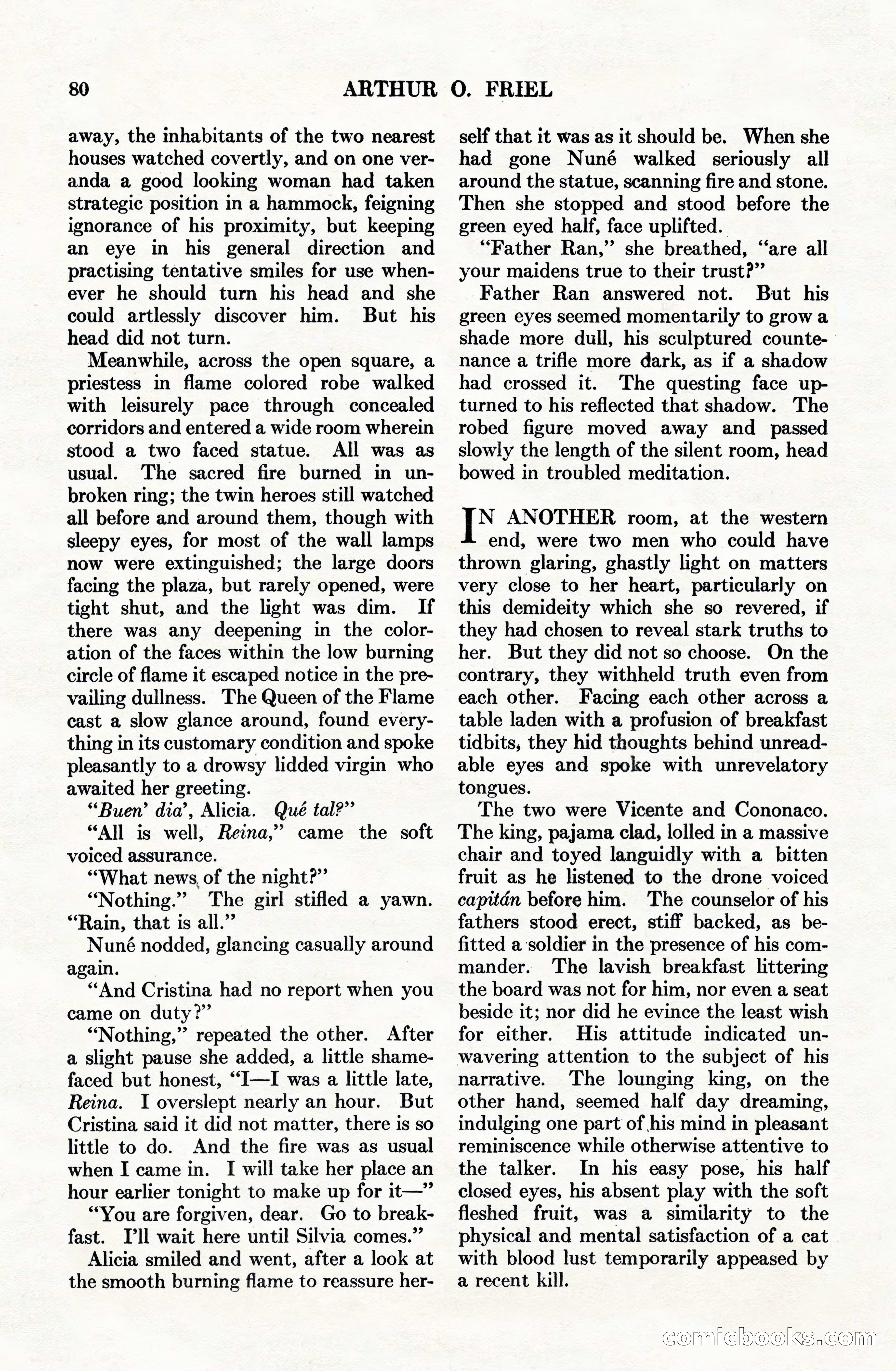 Adventure Magazine Cover, June 15, 1928 — page 82 of 194
