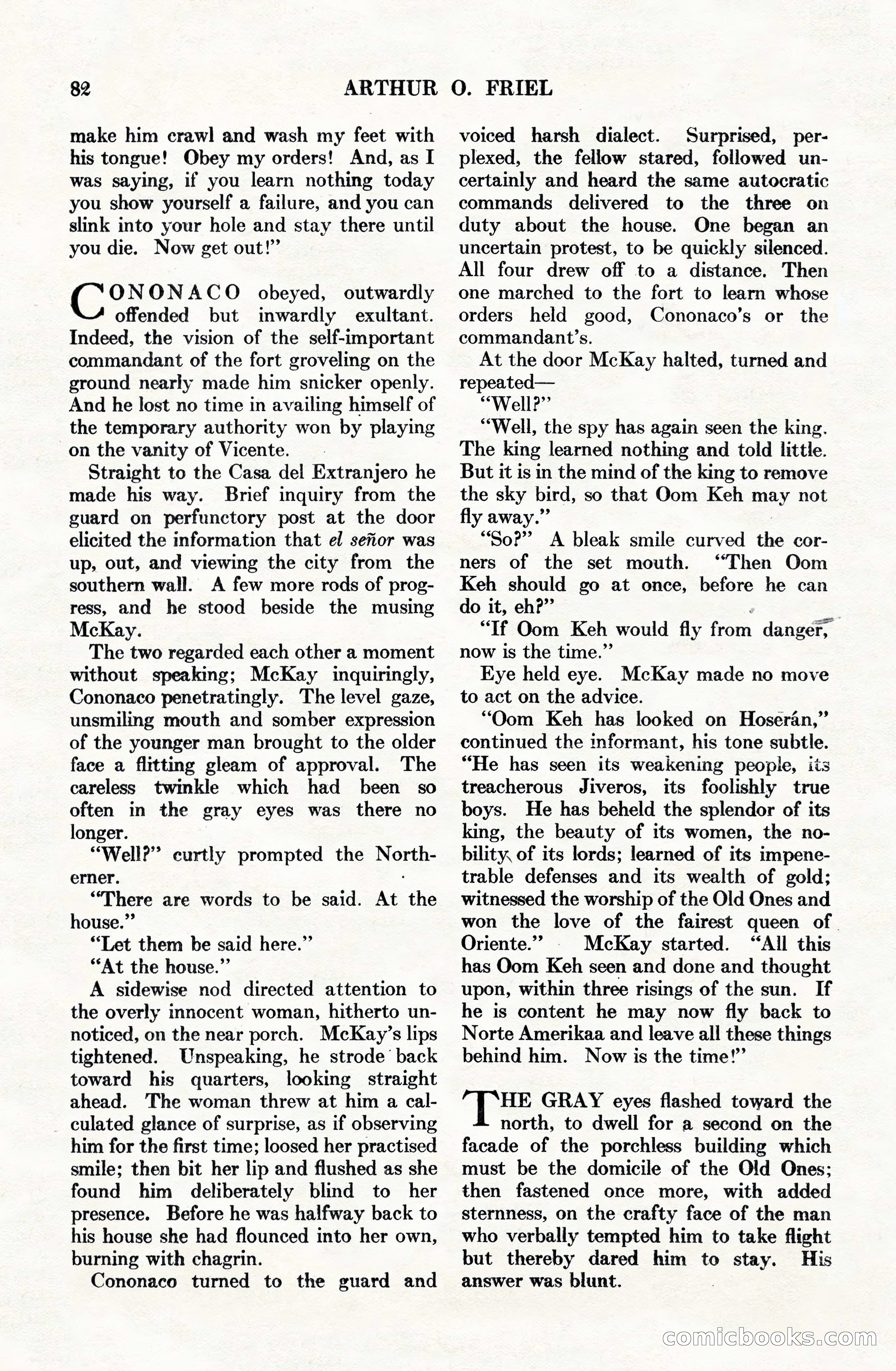 Adventure Magazine Cover, June 15, 1928 — page 84 of 194