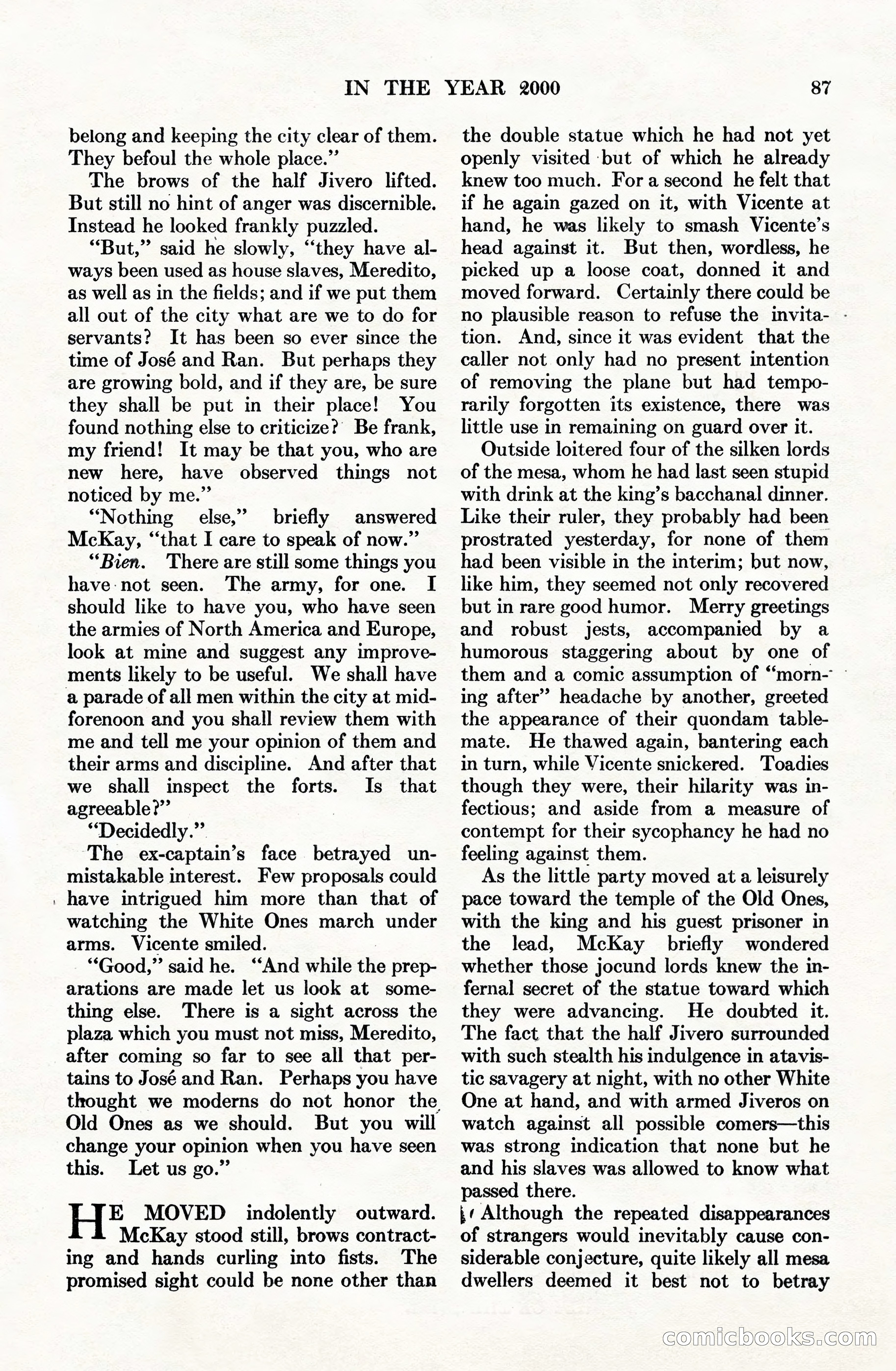 Adventure Magazine Cover, June 15, 1928 — page 89 of 194