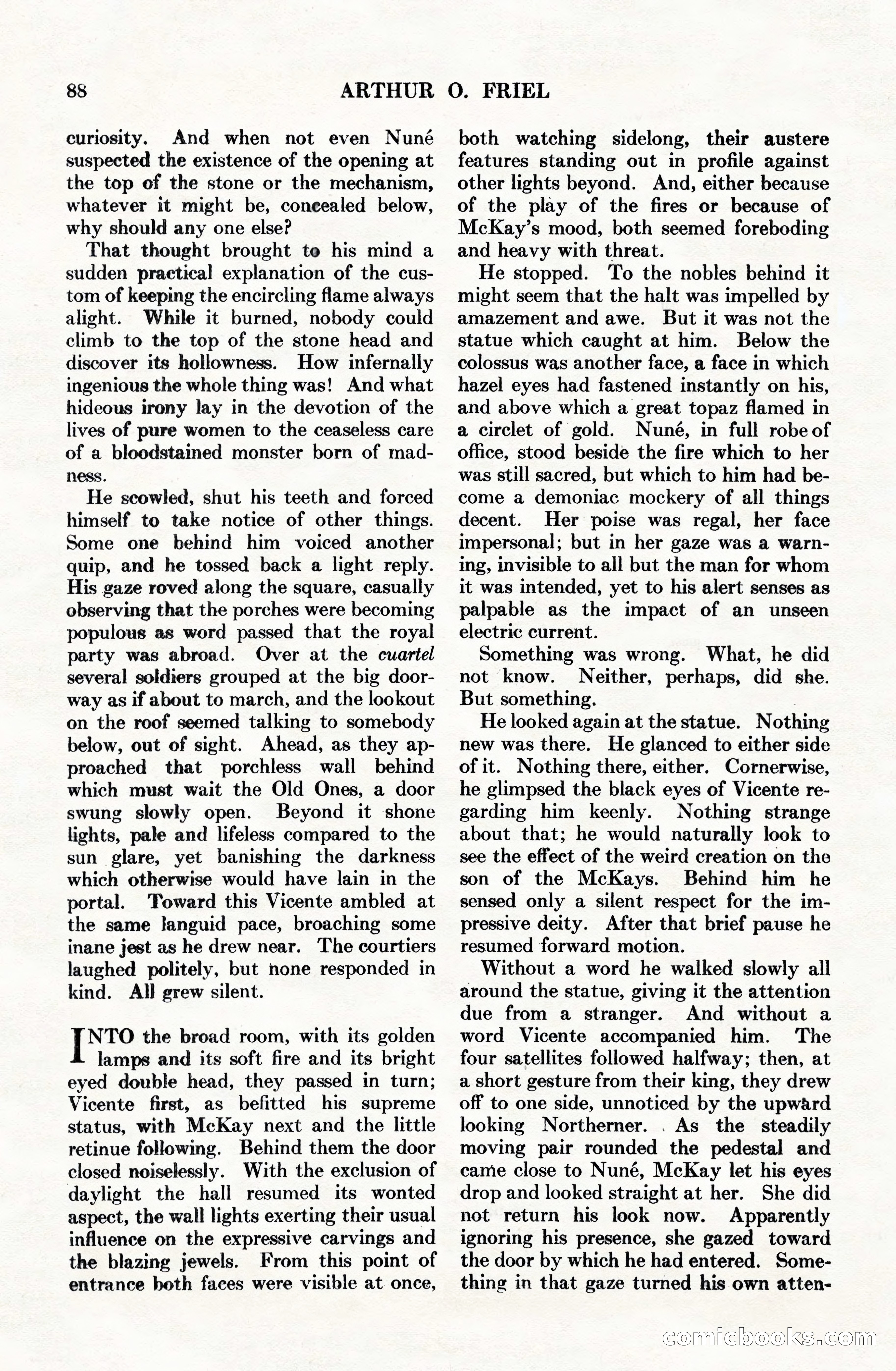 Adventure Magazine Cover, June 15, 1928 — page 90 of 194