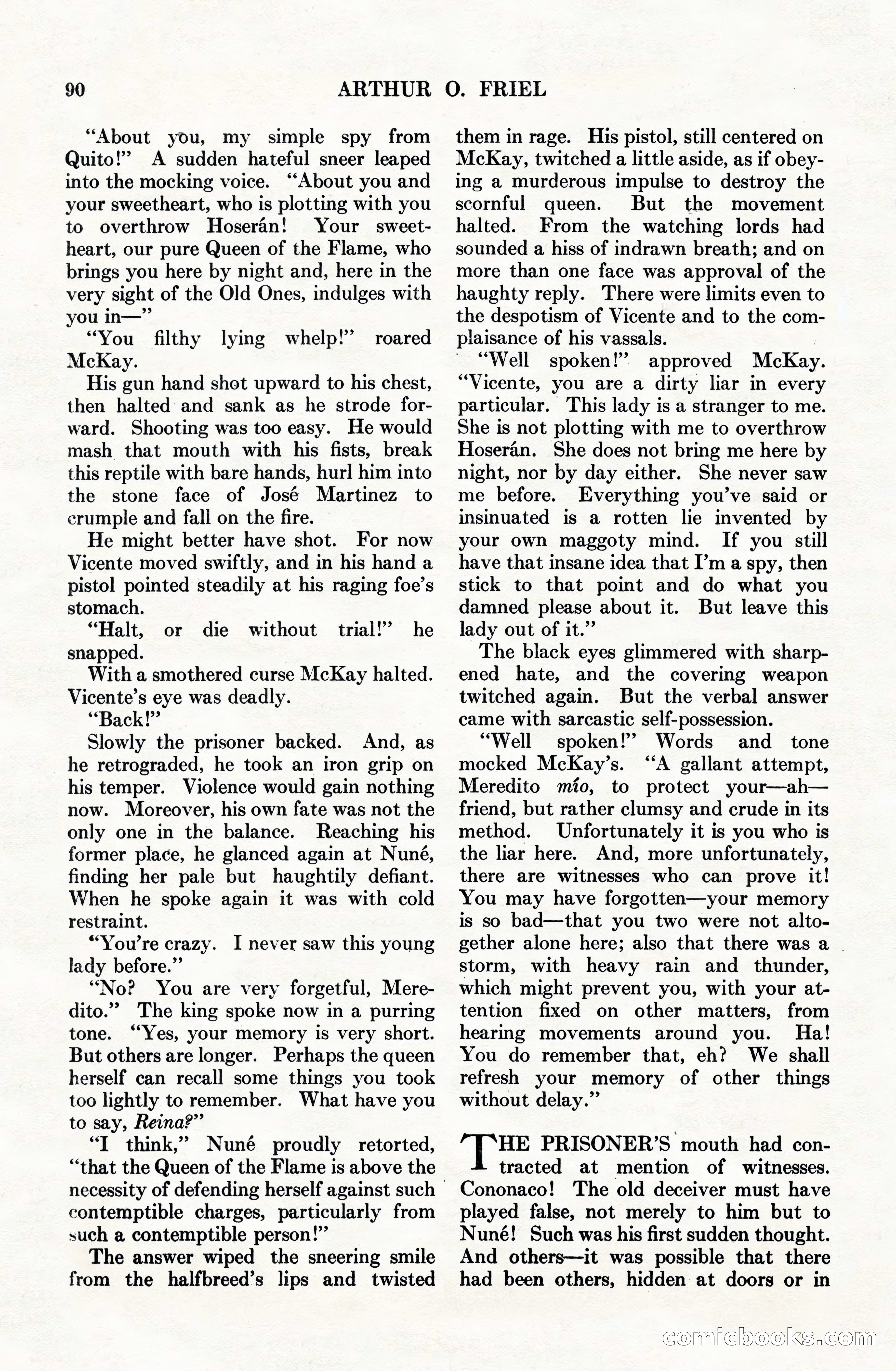 Adventure Magazine Cover, June 15, 1928 — page 92 of 194