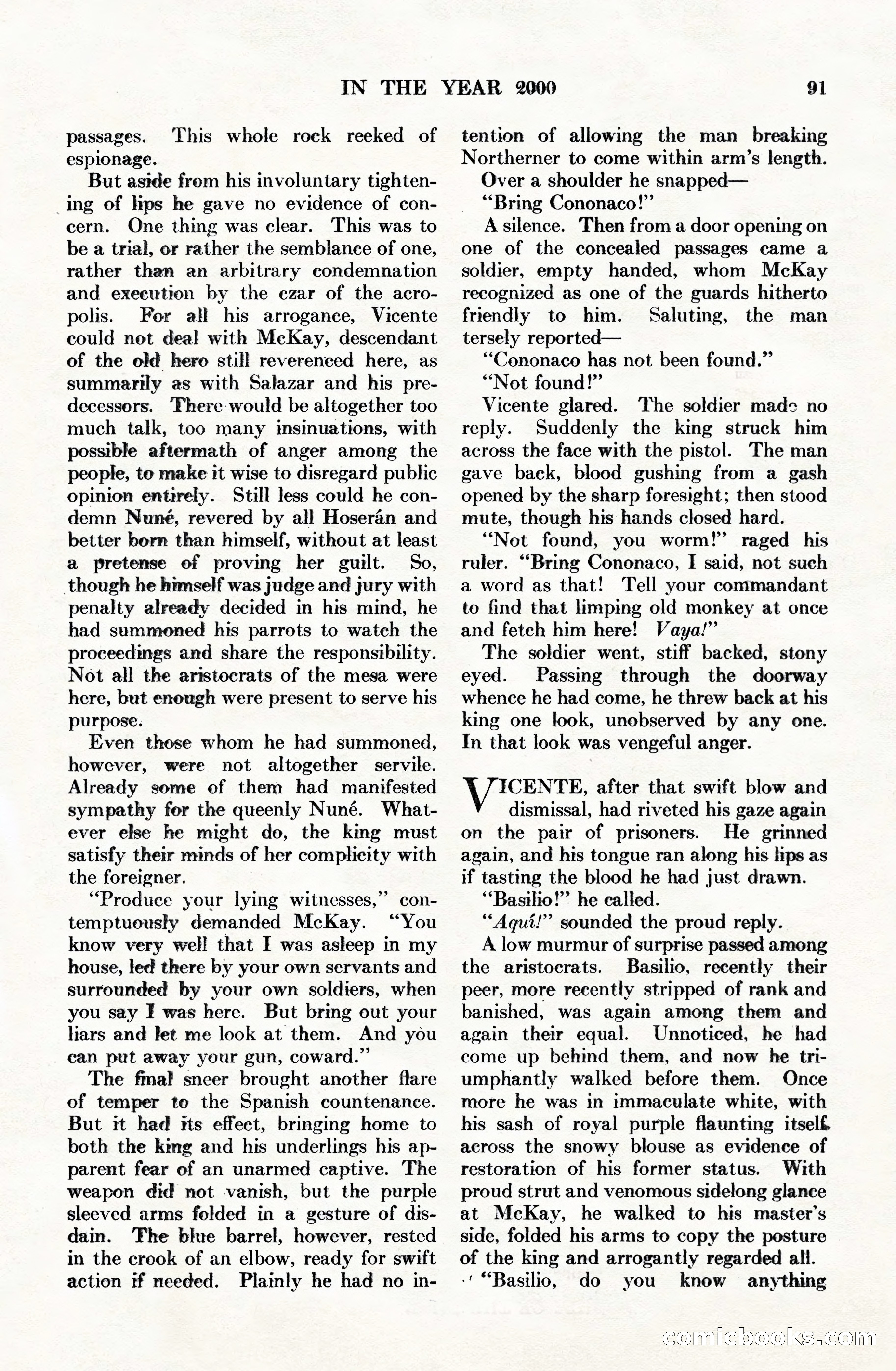 Adventure Magazine Cover, June 15, 1928 — page 93 of 194