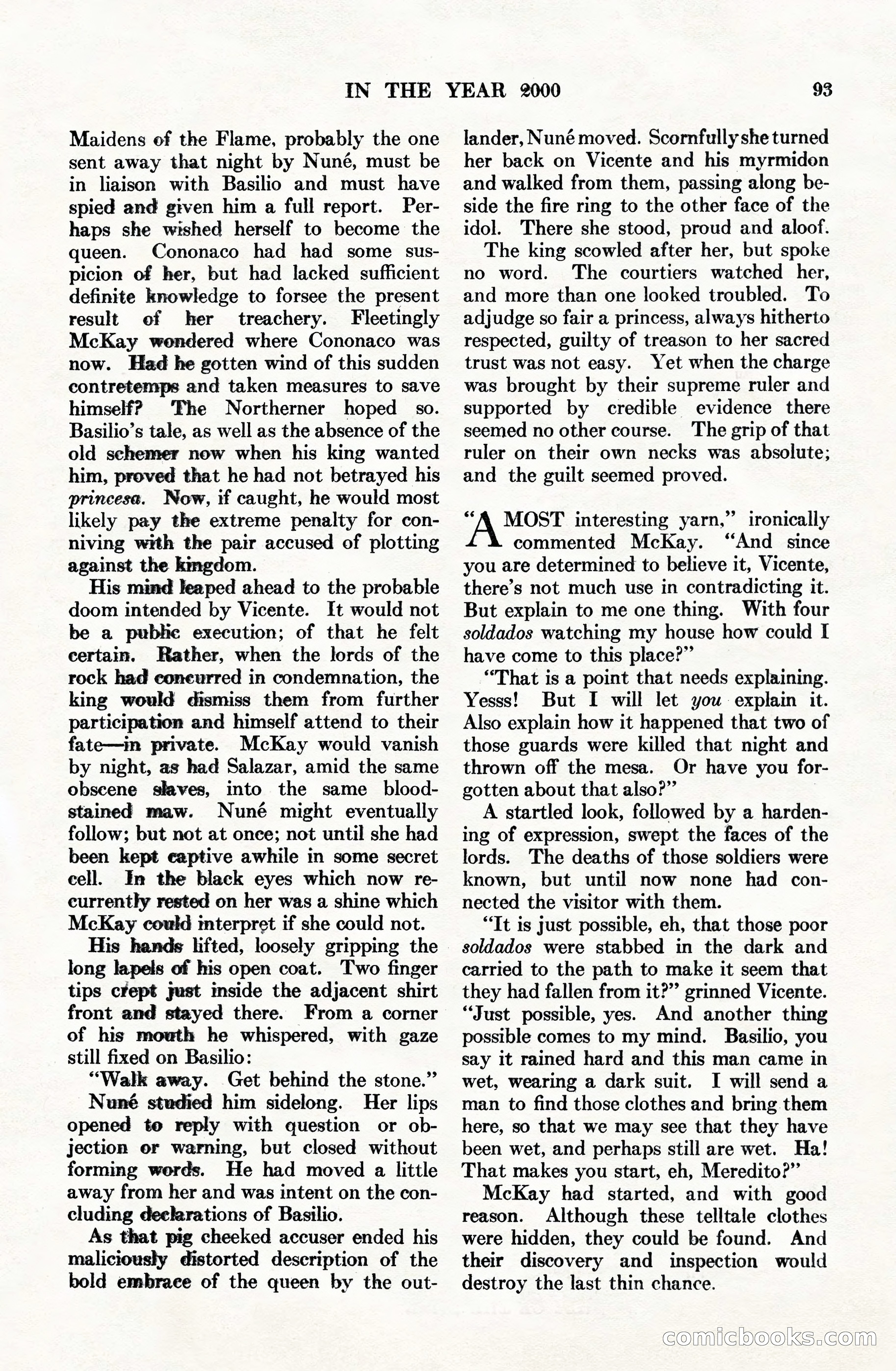Adventure Magazine Cover, June 15, 1928 — page 95 of 194
