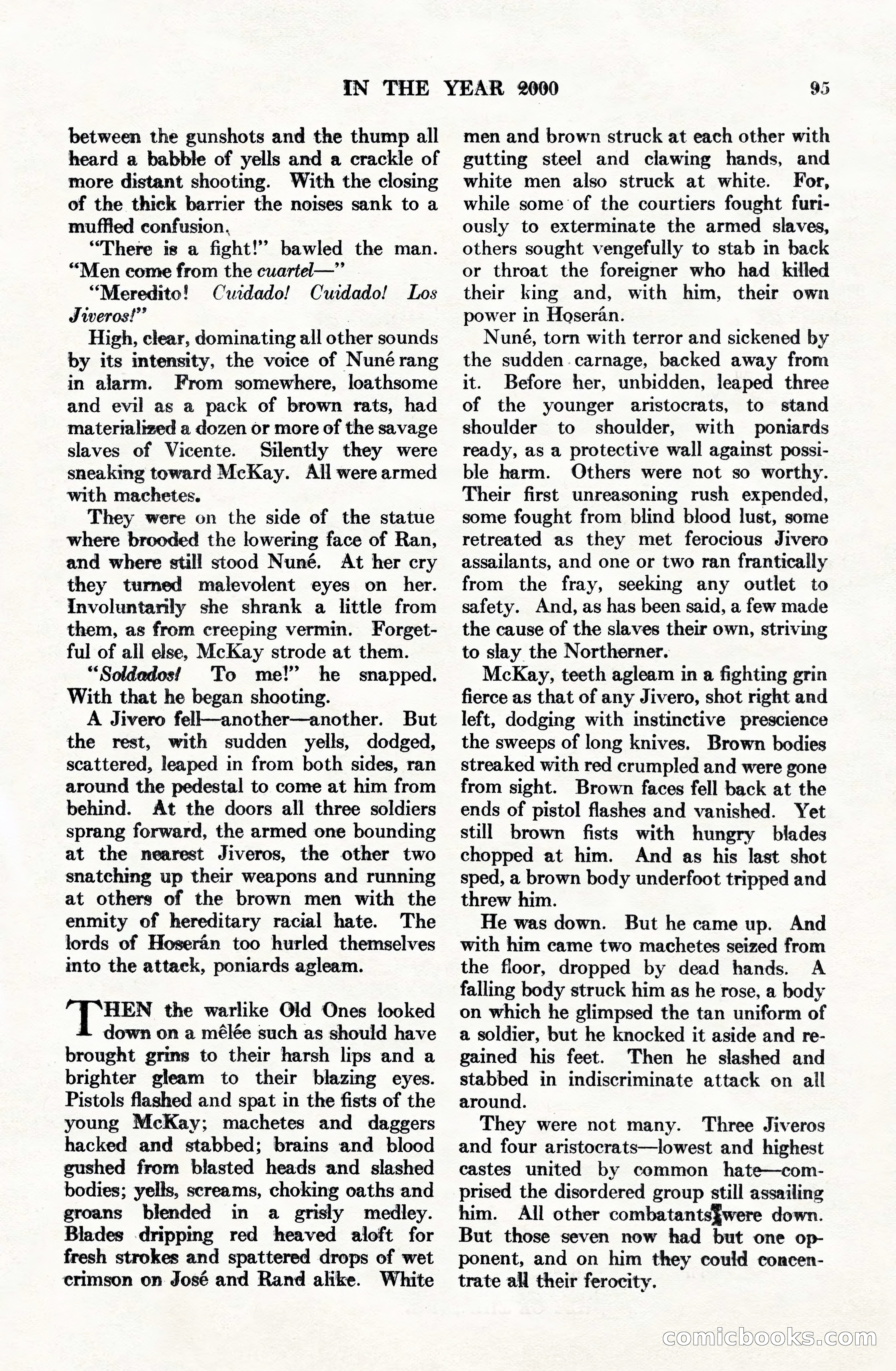 Adventure Magazine Cover, June 15, 1928 — page 97 of 194