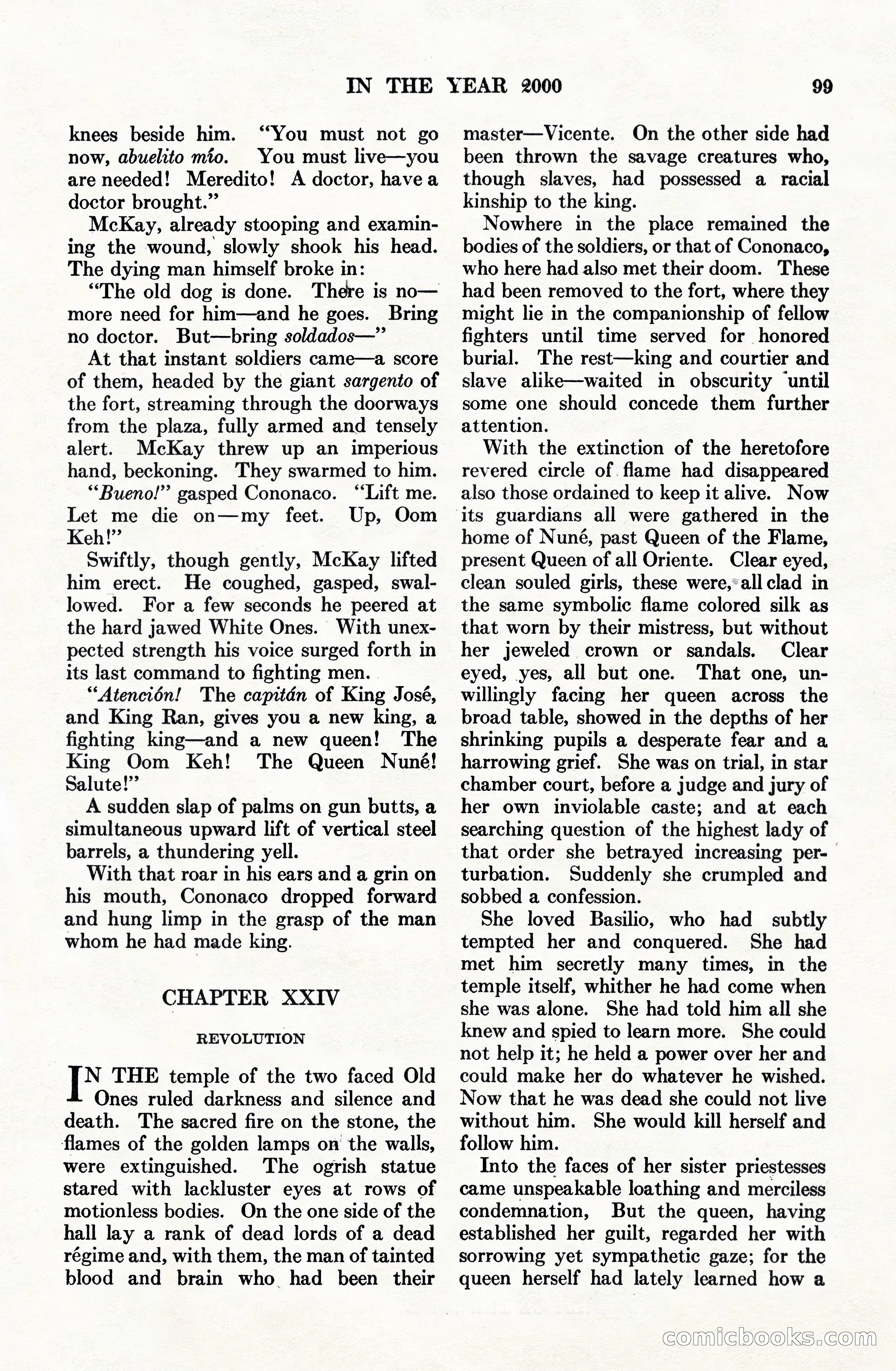 Adventure Magazine Cover, June 15, 1928 — page 101 of 194