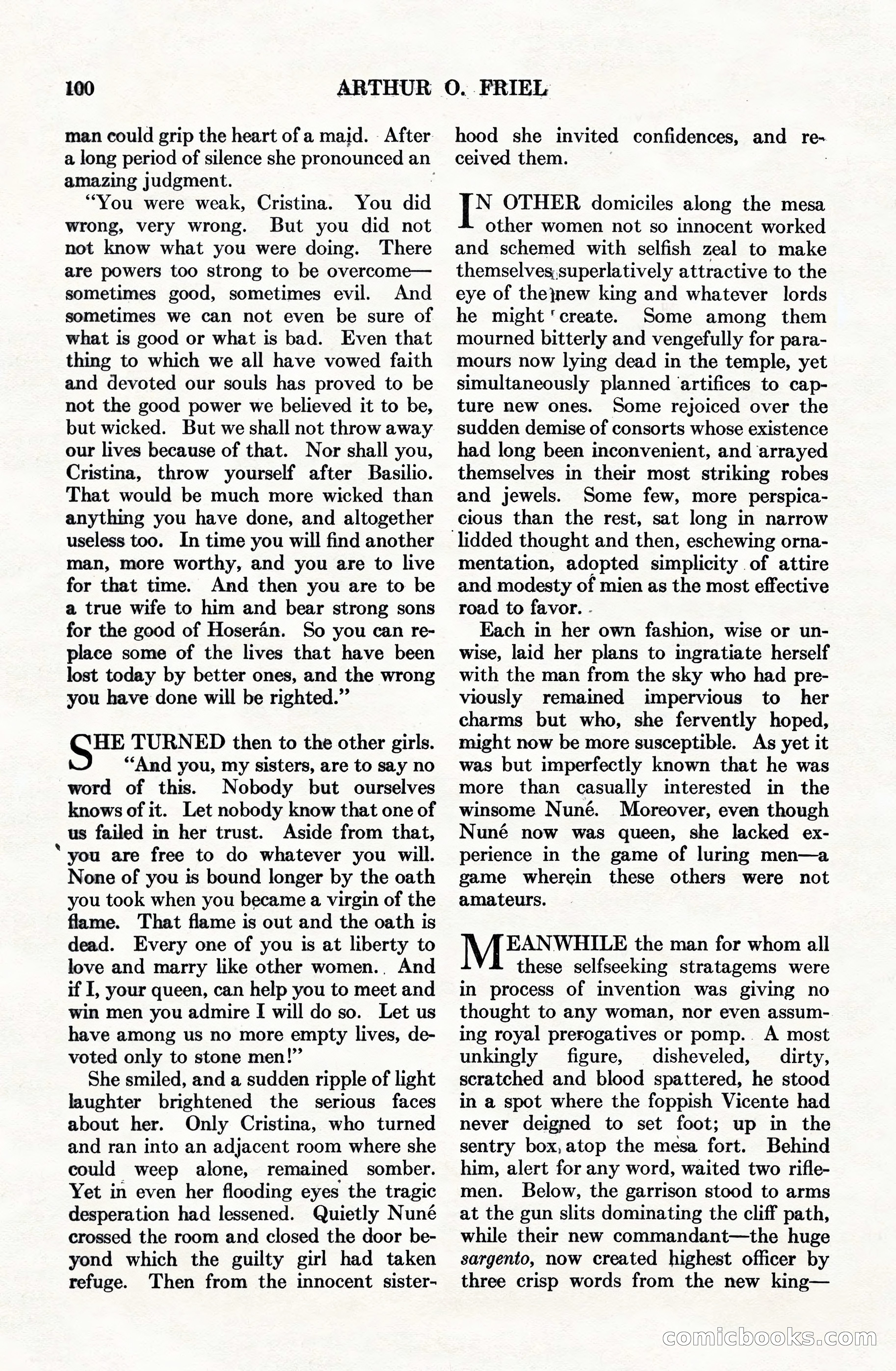 Adventure Magazine Cover, June 15, 1928 — page 102 of 194
