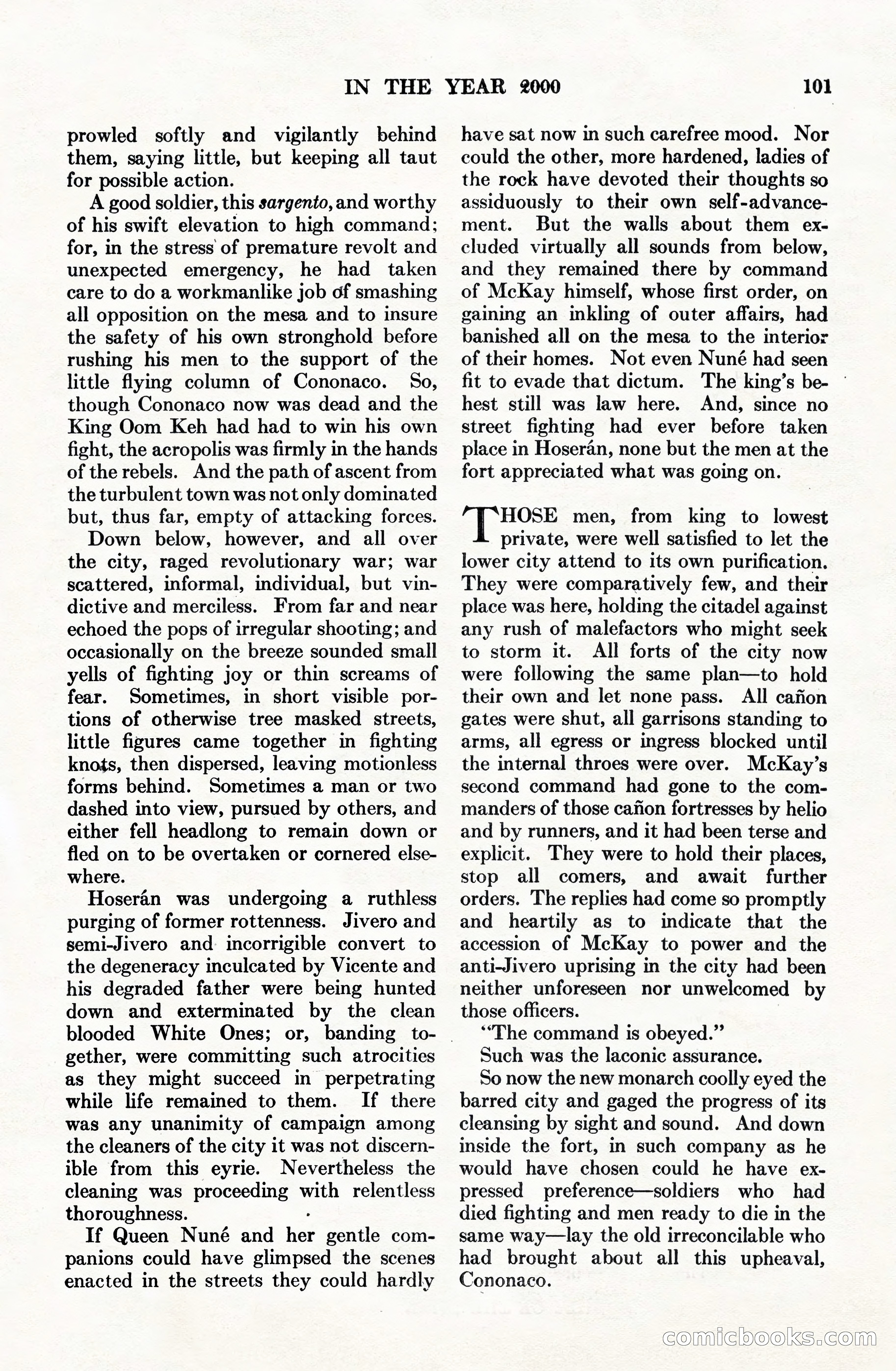 Adventure Magazine Cover, June 15, 1928 — page 103 of 194