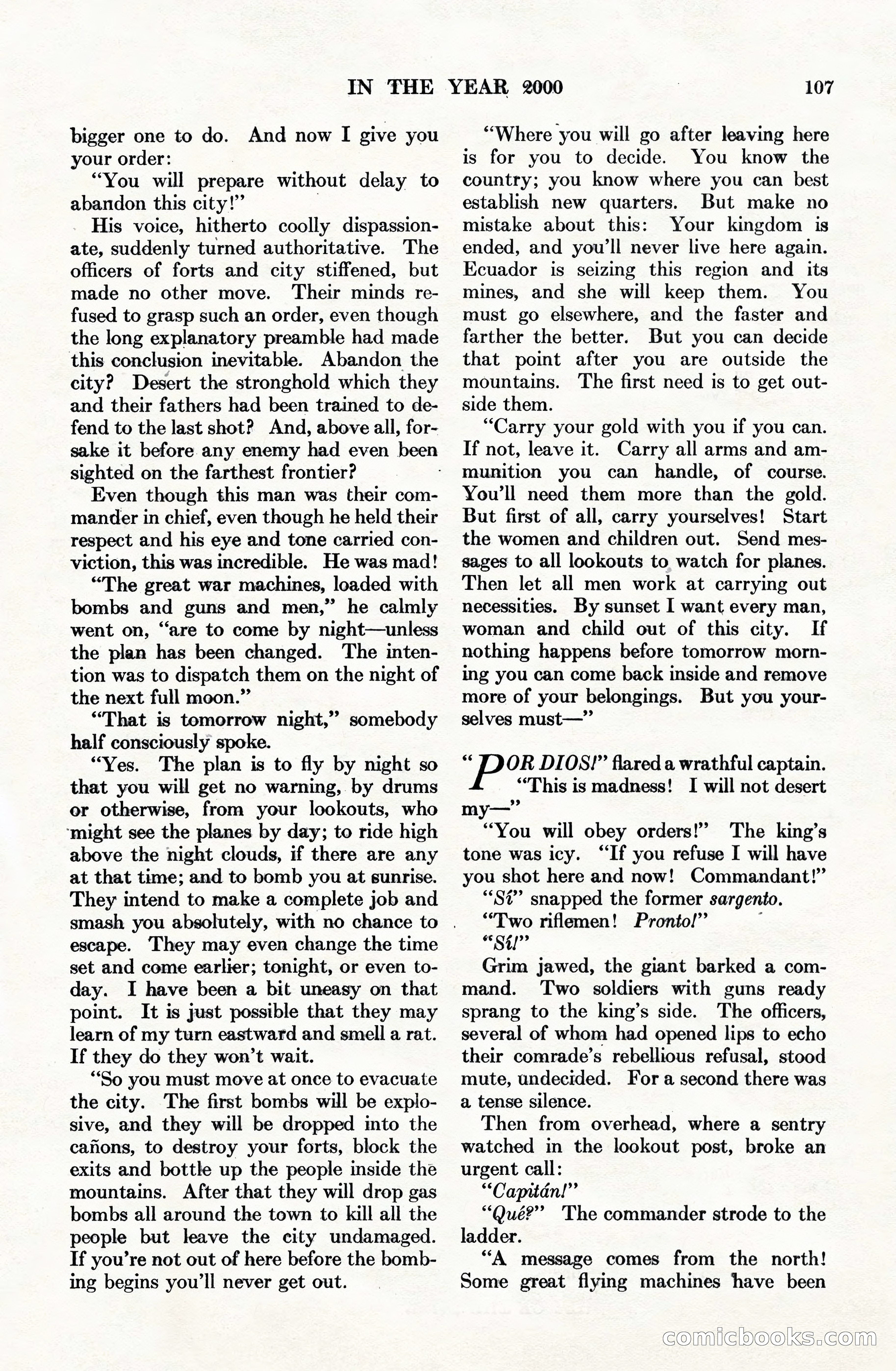 Adventure Magazine Cover, June 15, 1928 — page 109 of 194