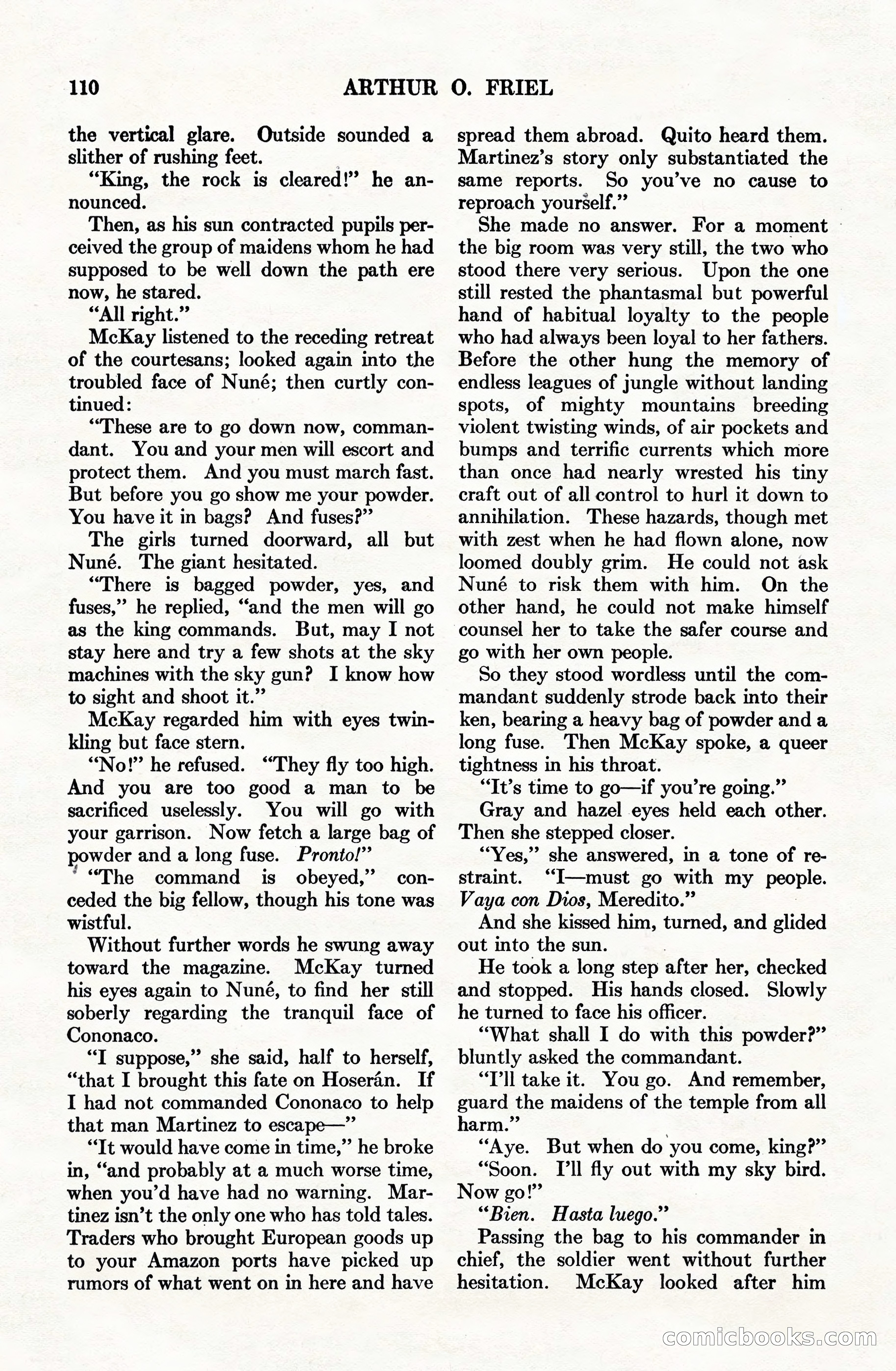 Adventure Magazine Cover, June 15, 1928 — page 112 of 194