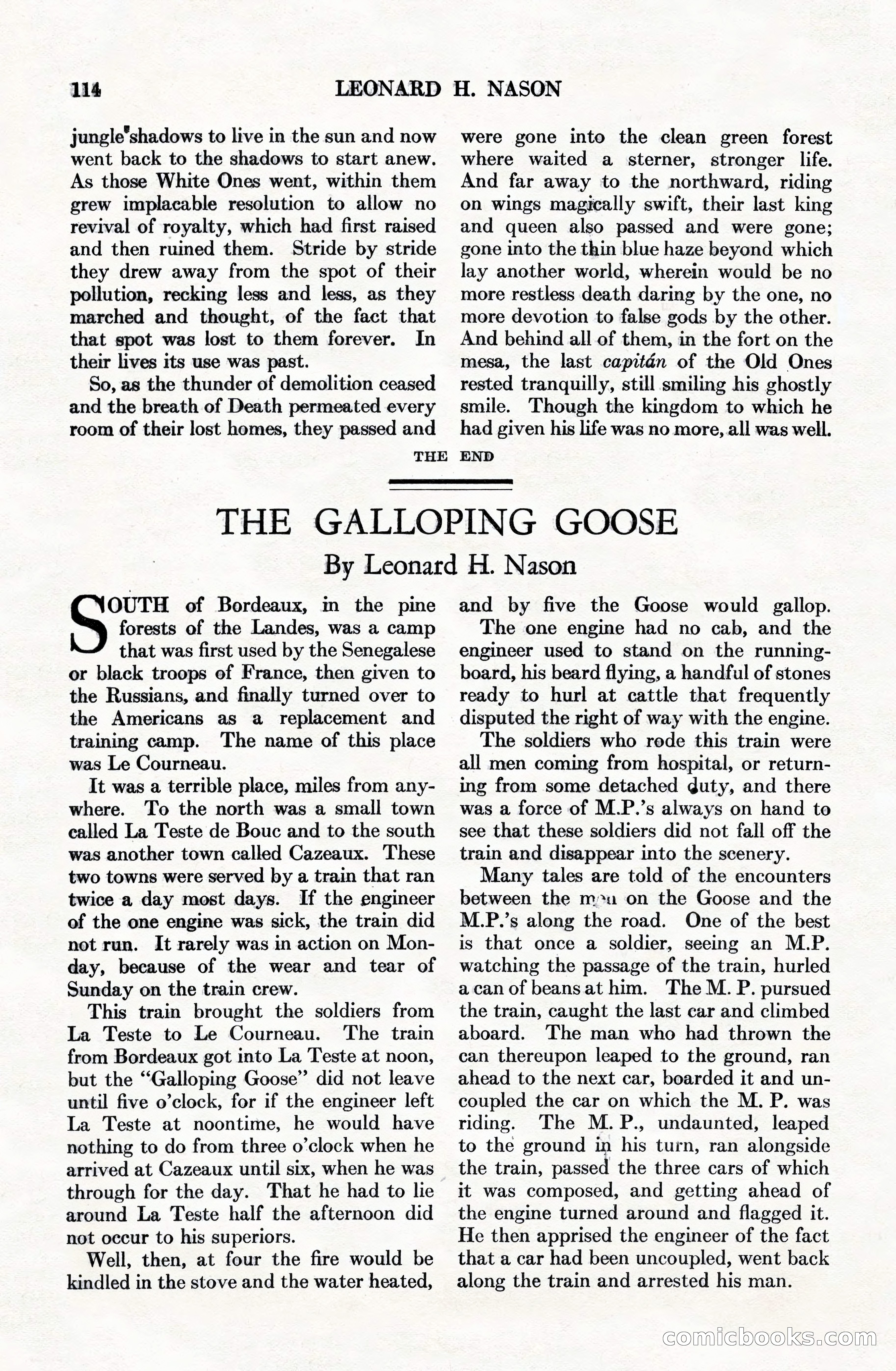 Adventure Magazine Cover, June 15, 1928 — page 116 of 194