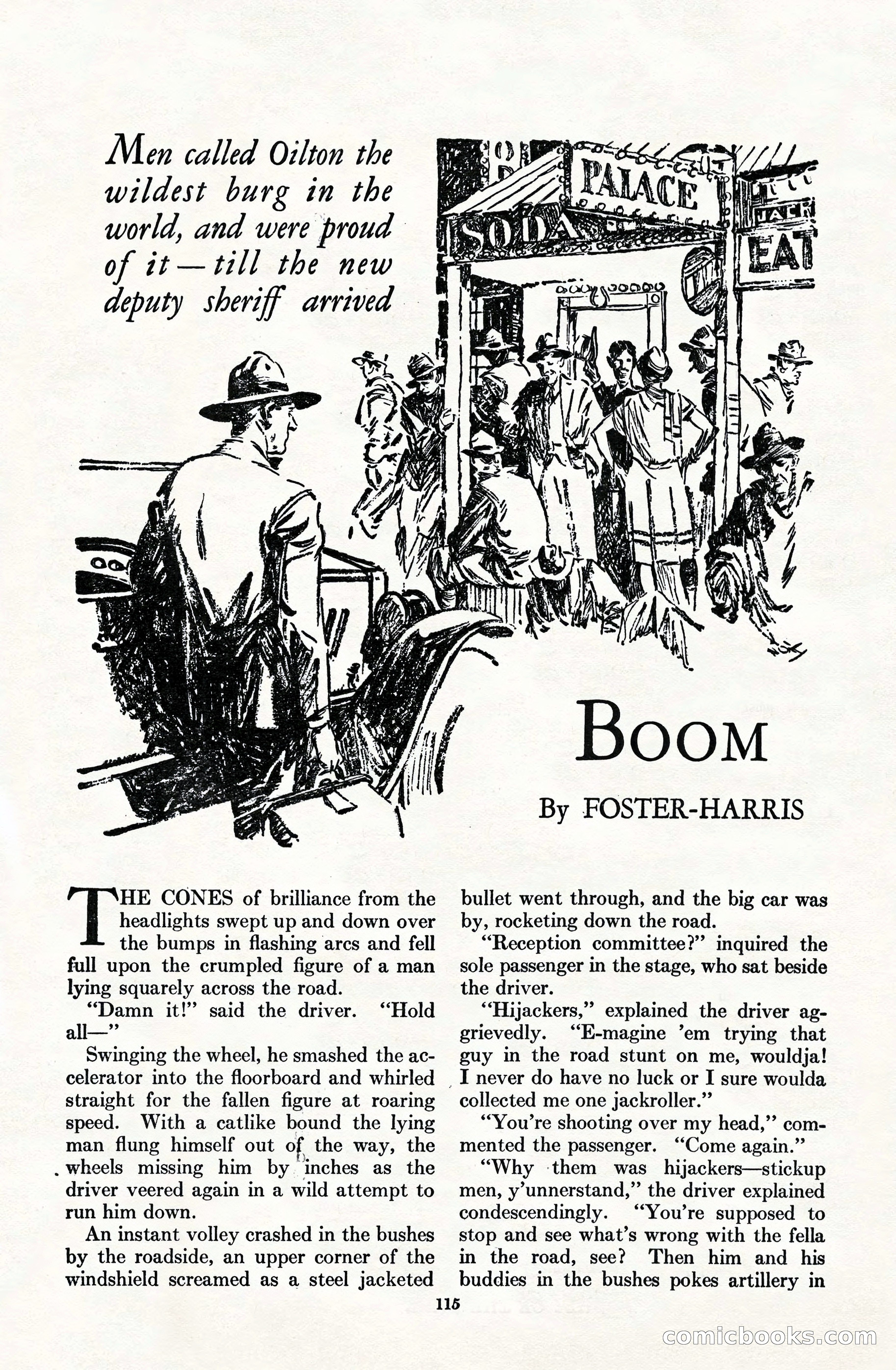 Adventure Magazine Cover, June 15, 1928 — page 117 of 194