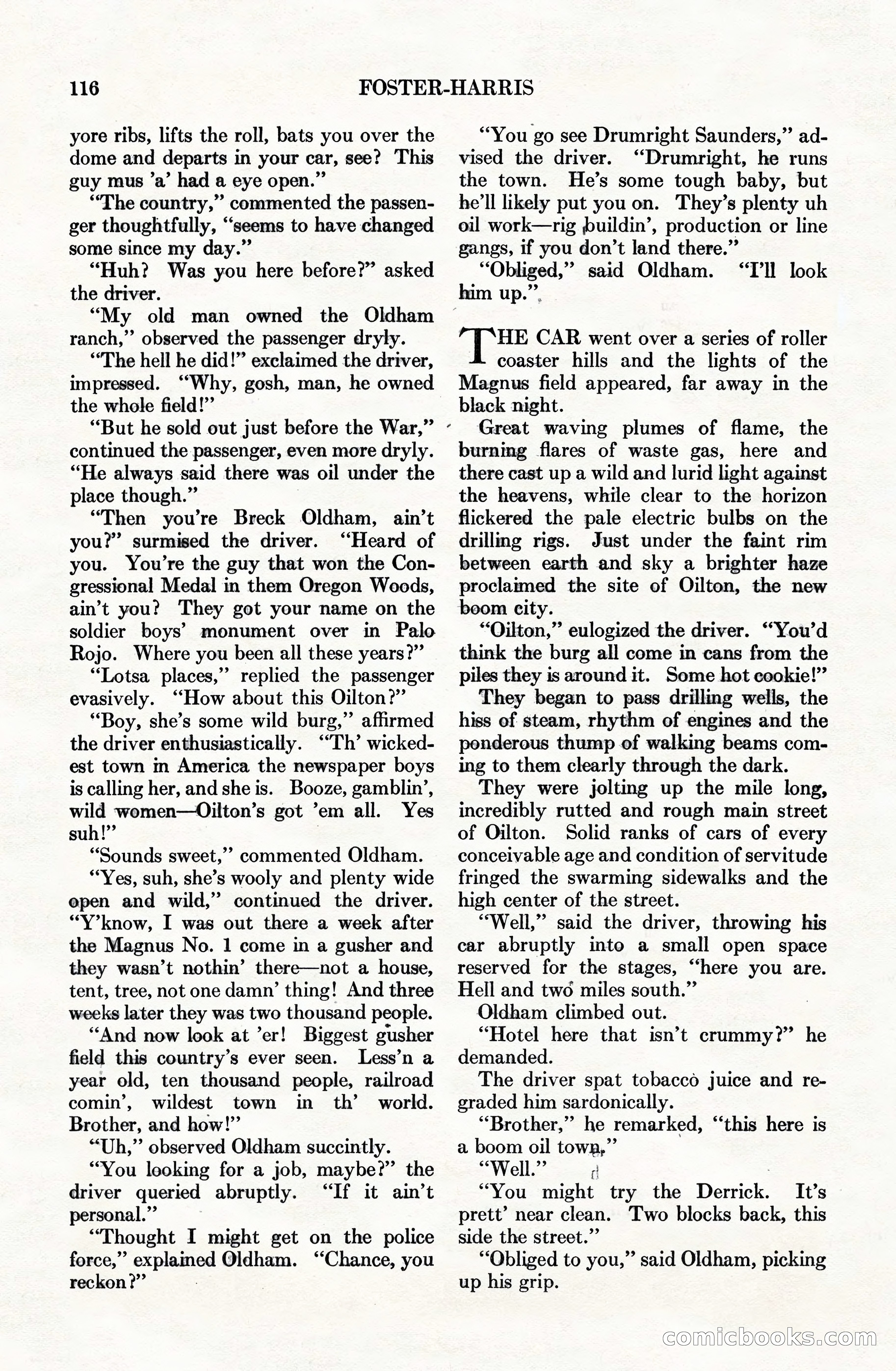 Adventure Magazine Cover, June 15, 1928 — page 118 of 194