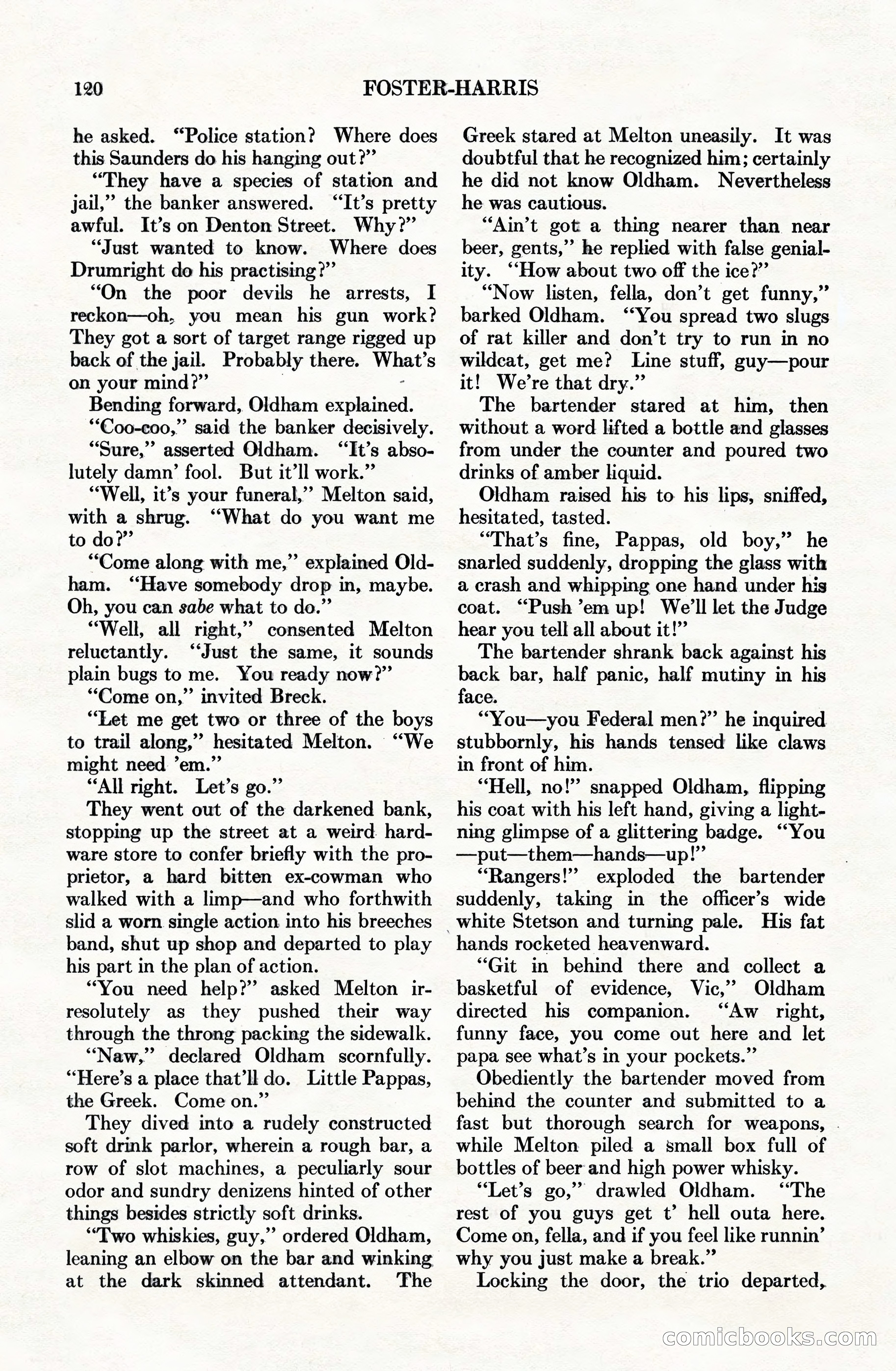 Adventure Magazine Cover, June 15, 1928 — page 122 of 194