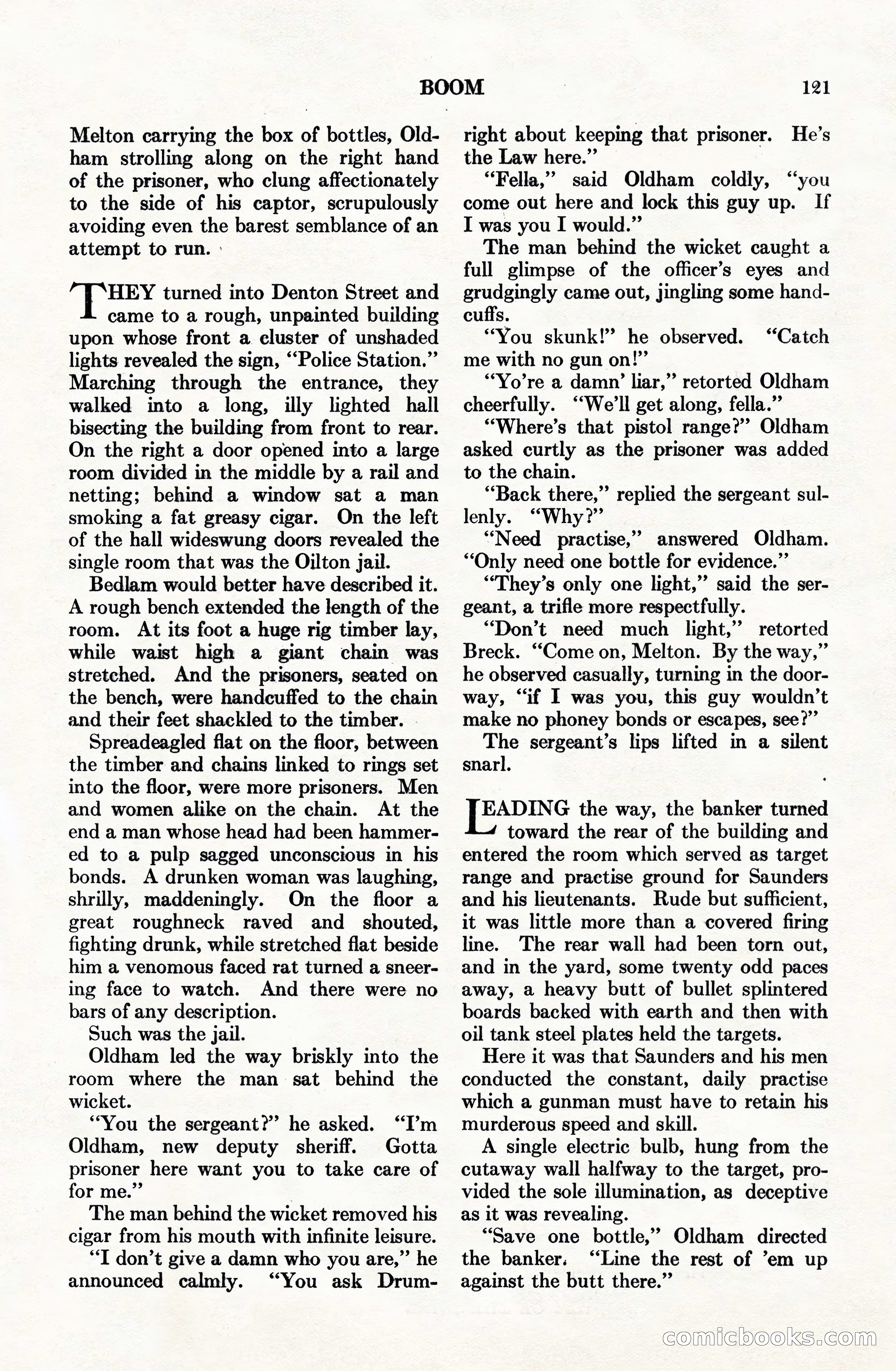 Adventure Magazine Cover, June 15, 1928 — page 123 of 194