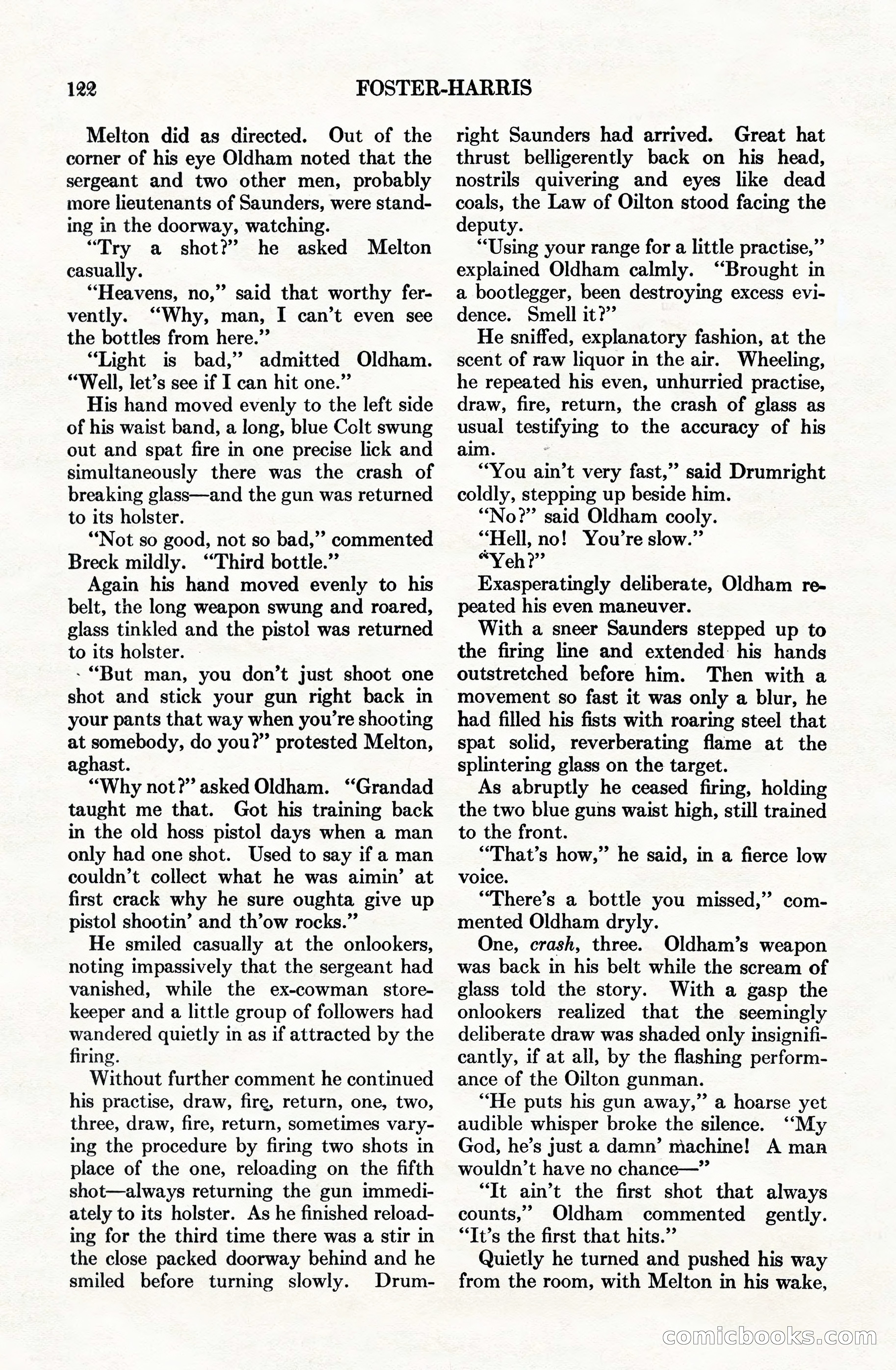 Adventure Magazine Cover, June 15, 1928 — page 124 of 194