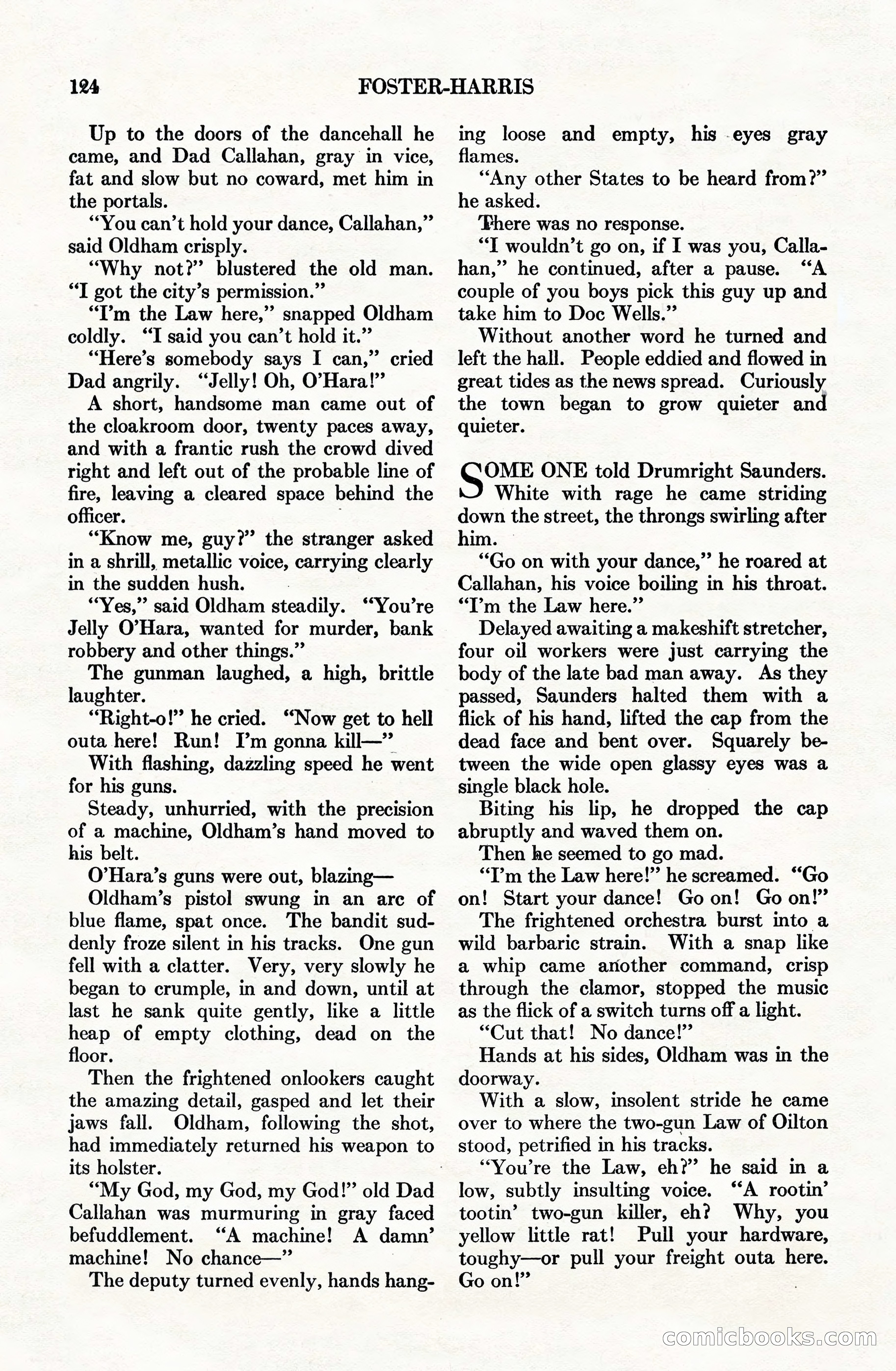 Adventure Magazine Cover, June 15, 1928 — page 126 of 194