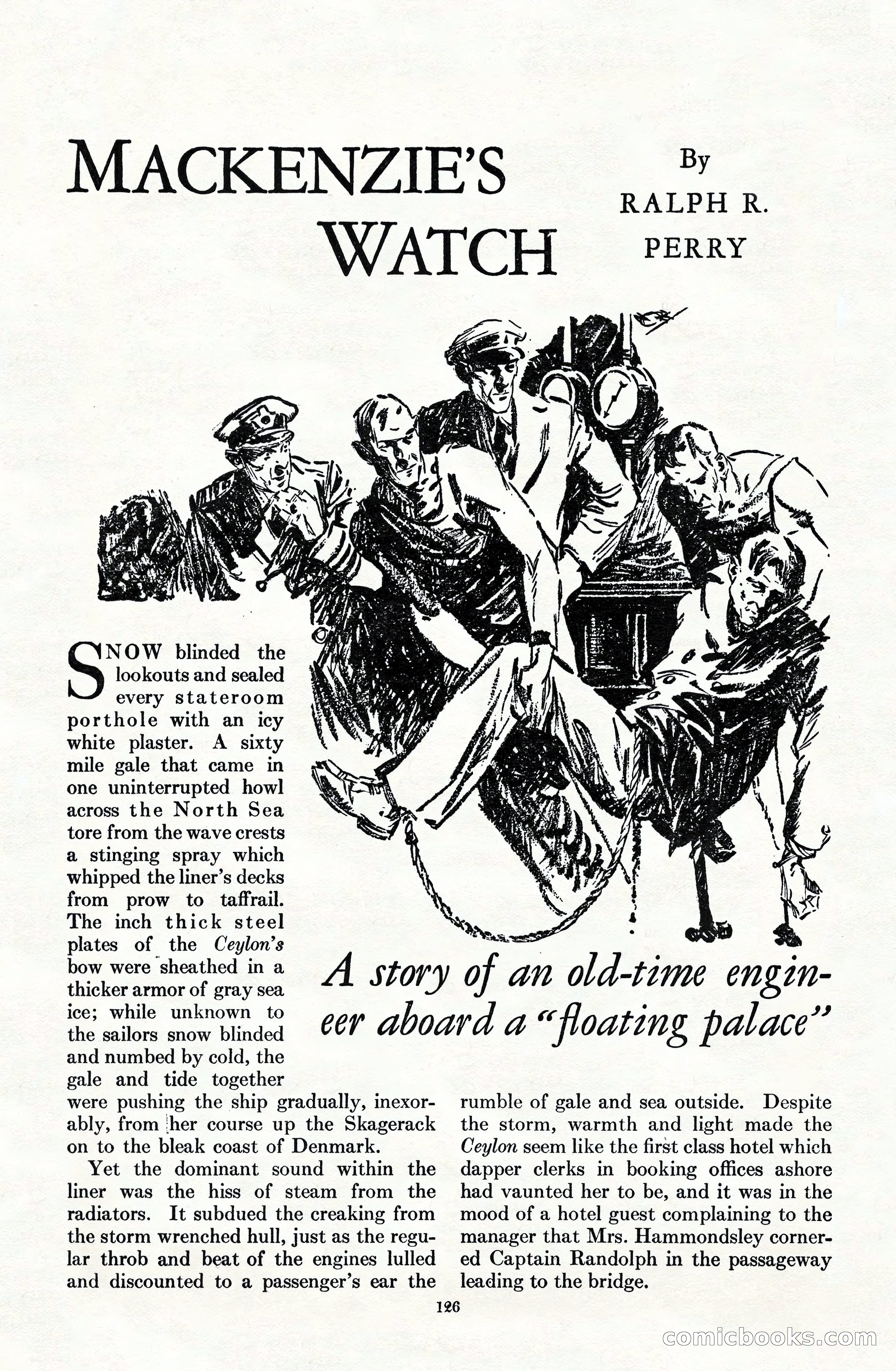 Adventure Magazine Cover, June 15, 1928 — page 128 of 194
