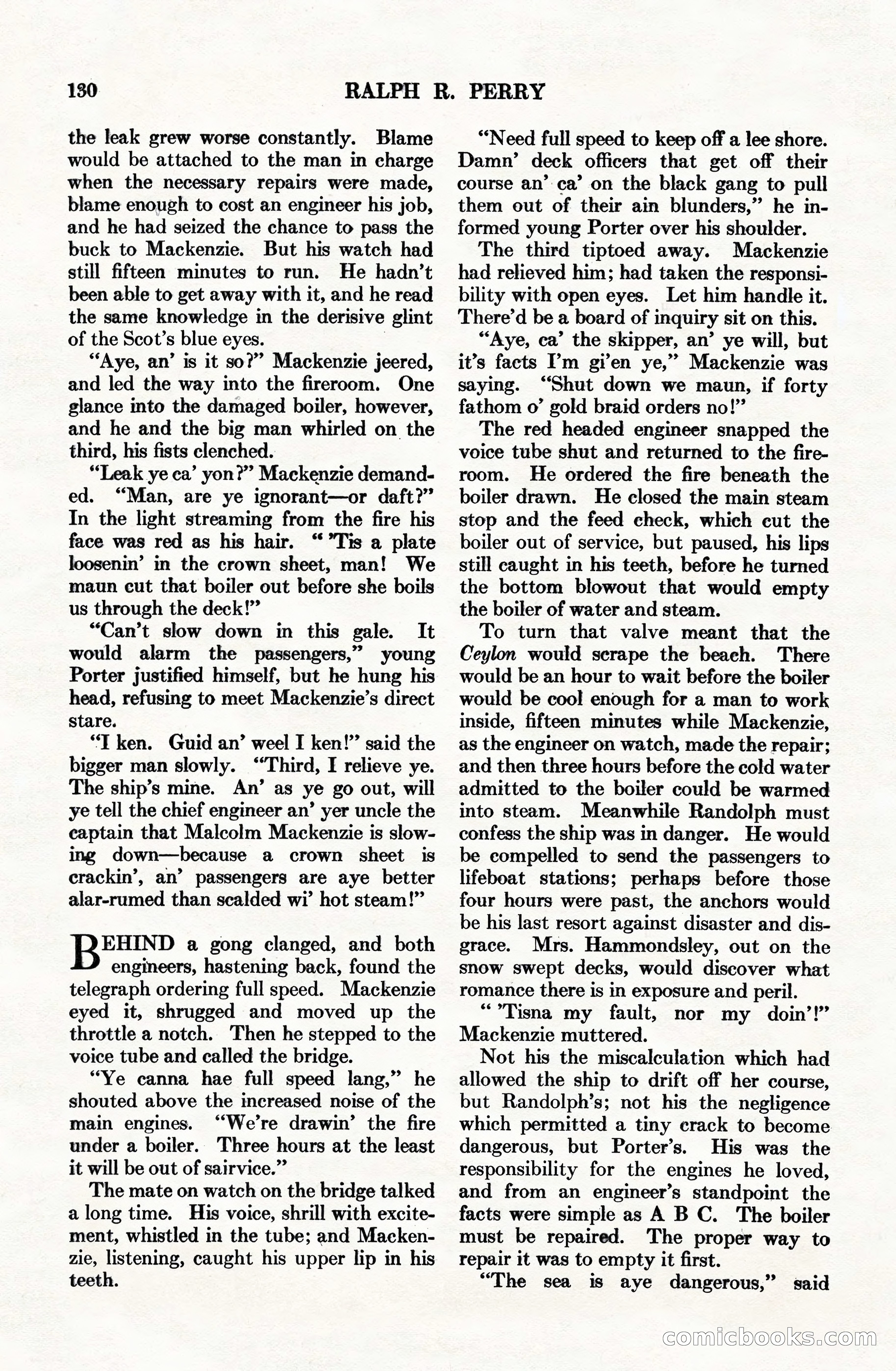 Adventure Magazine Cover, June 15, 1928 — page 132 of 194