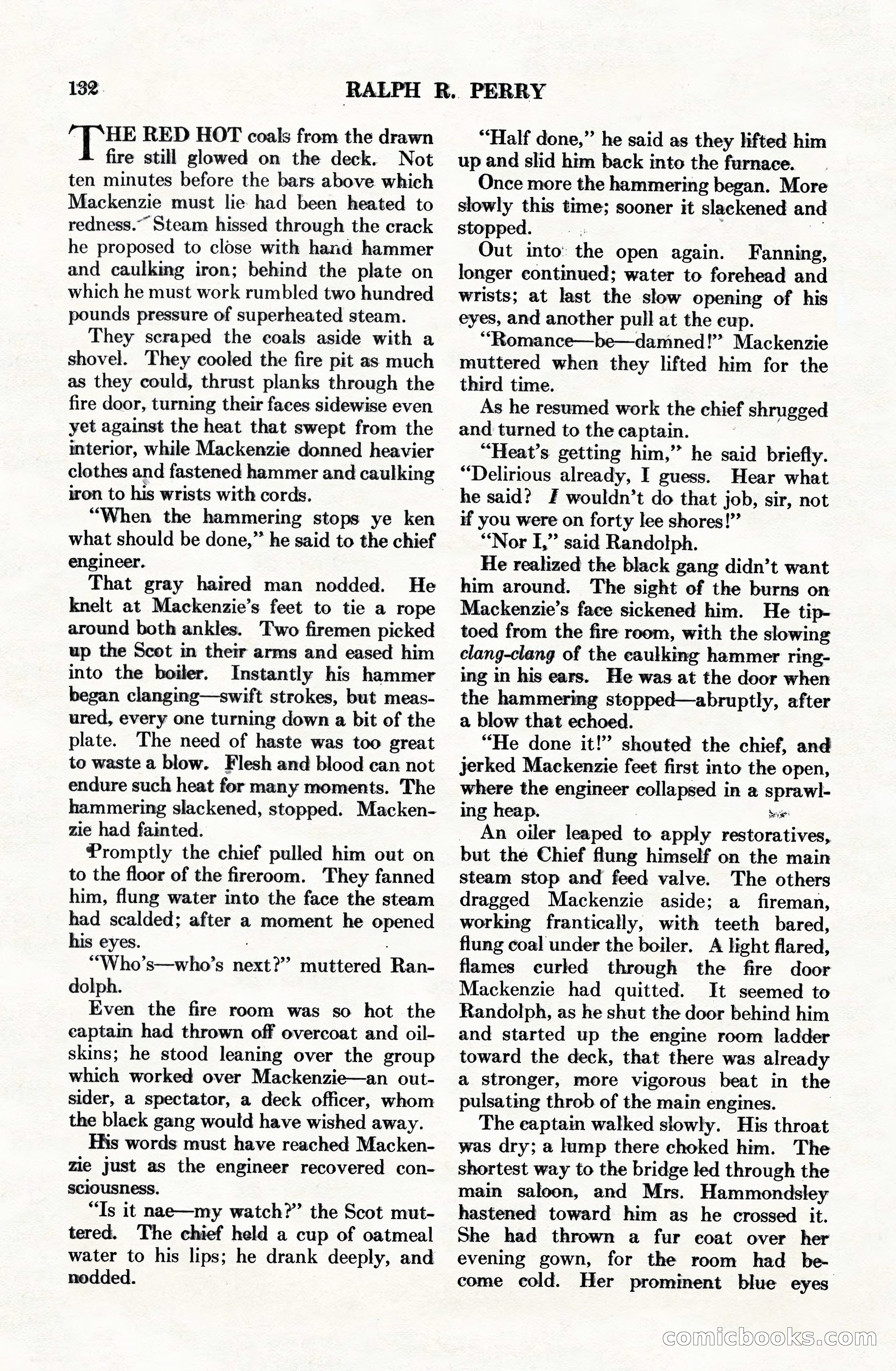 Adventure Magazine Cover, June 15, 1928 — page 134 of 194