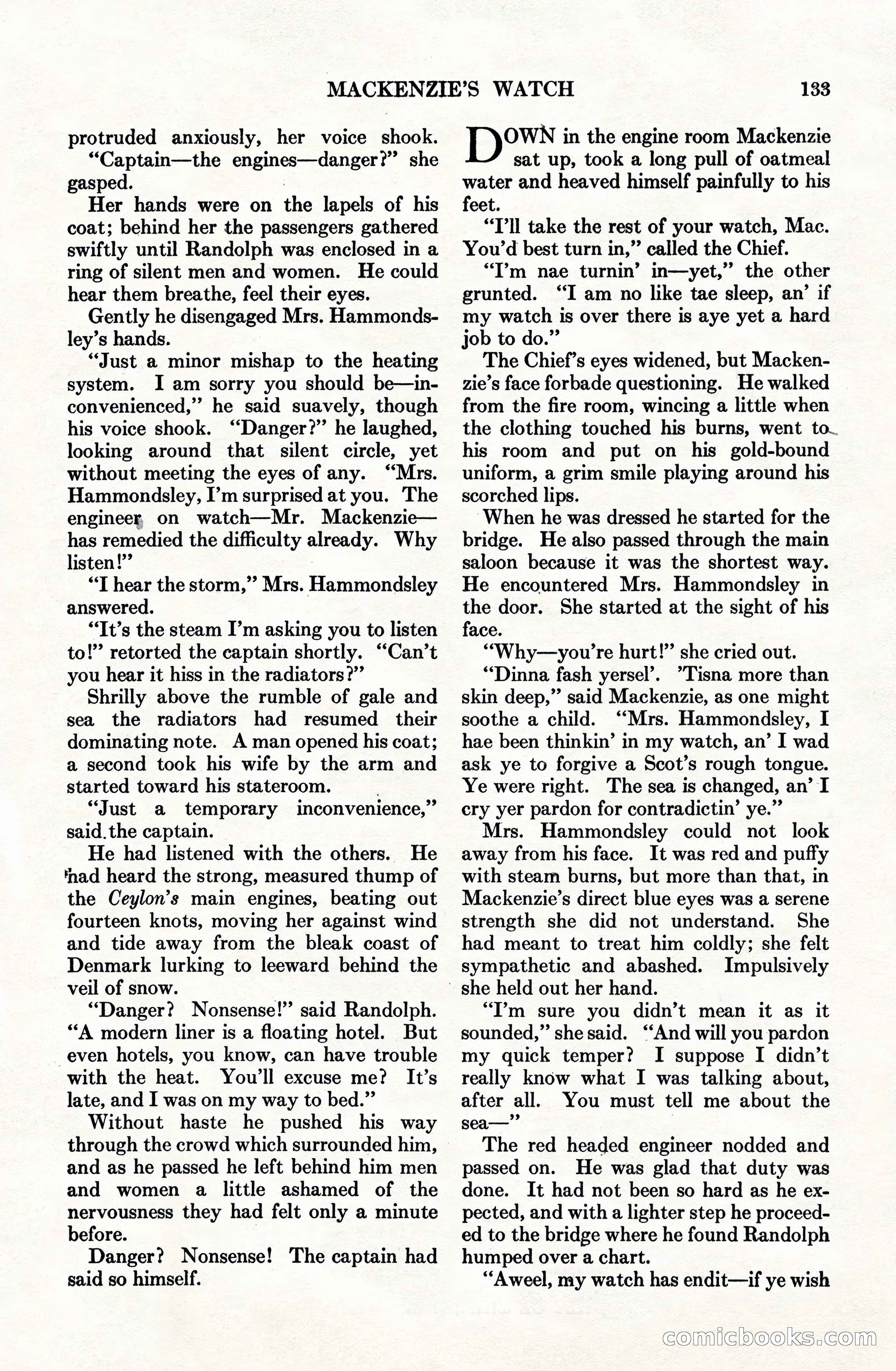 Adventure Magazine Cover, June 15, 1928 — page 135 of 194