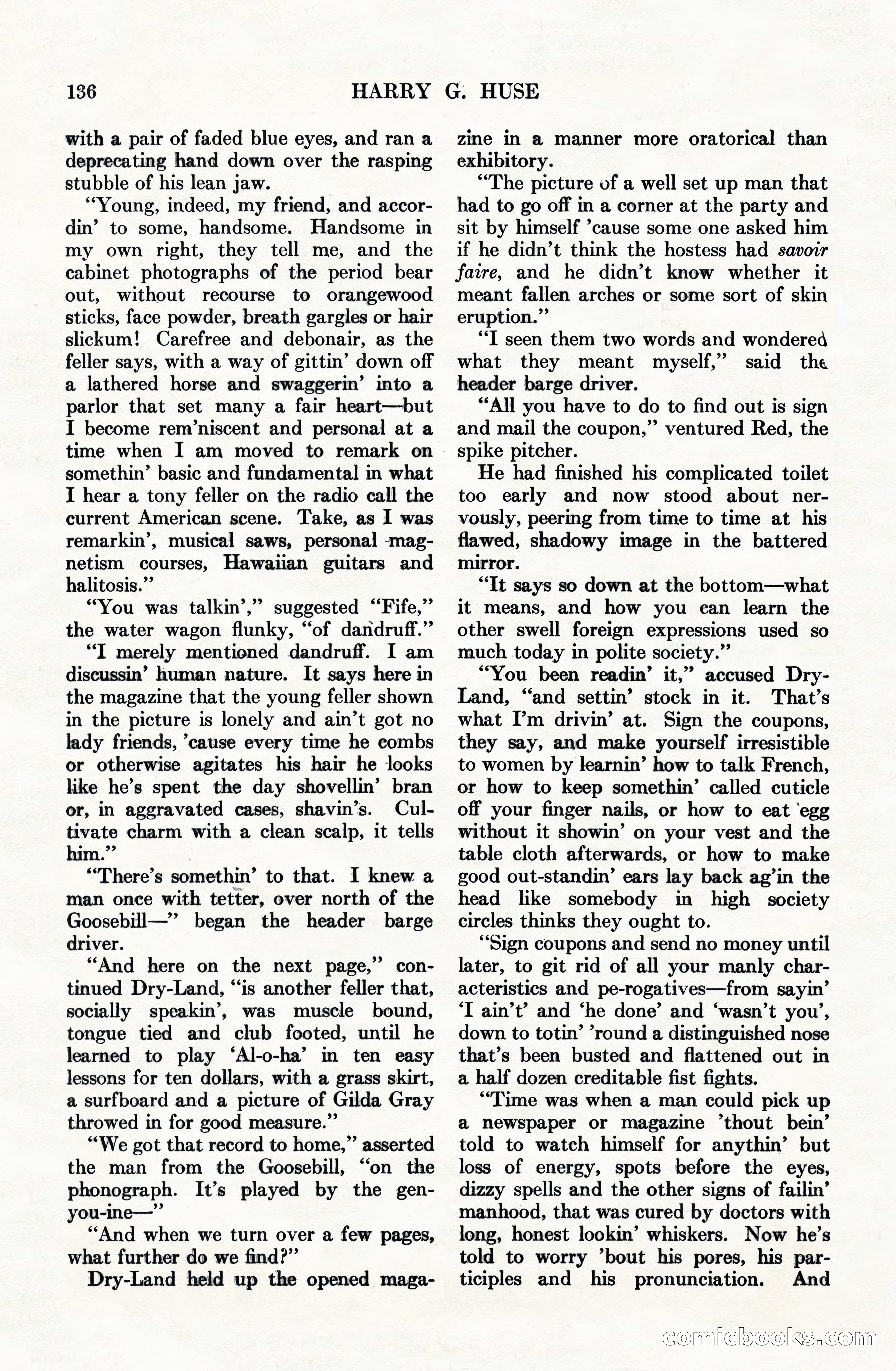 Adventure Magazine Cover, June 15, 1928 — page 138 of 194