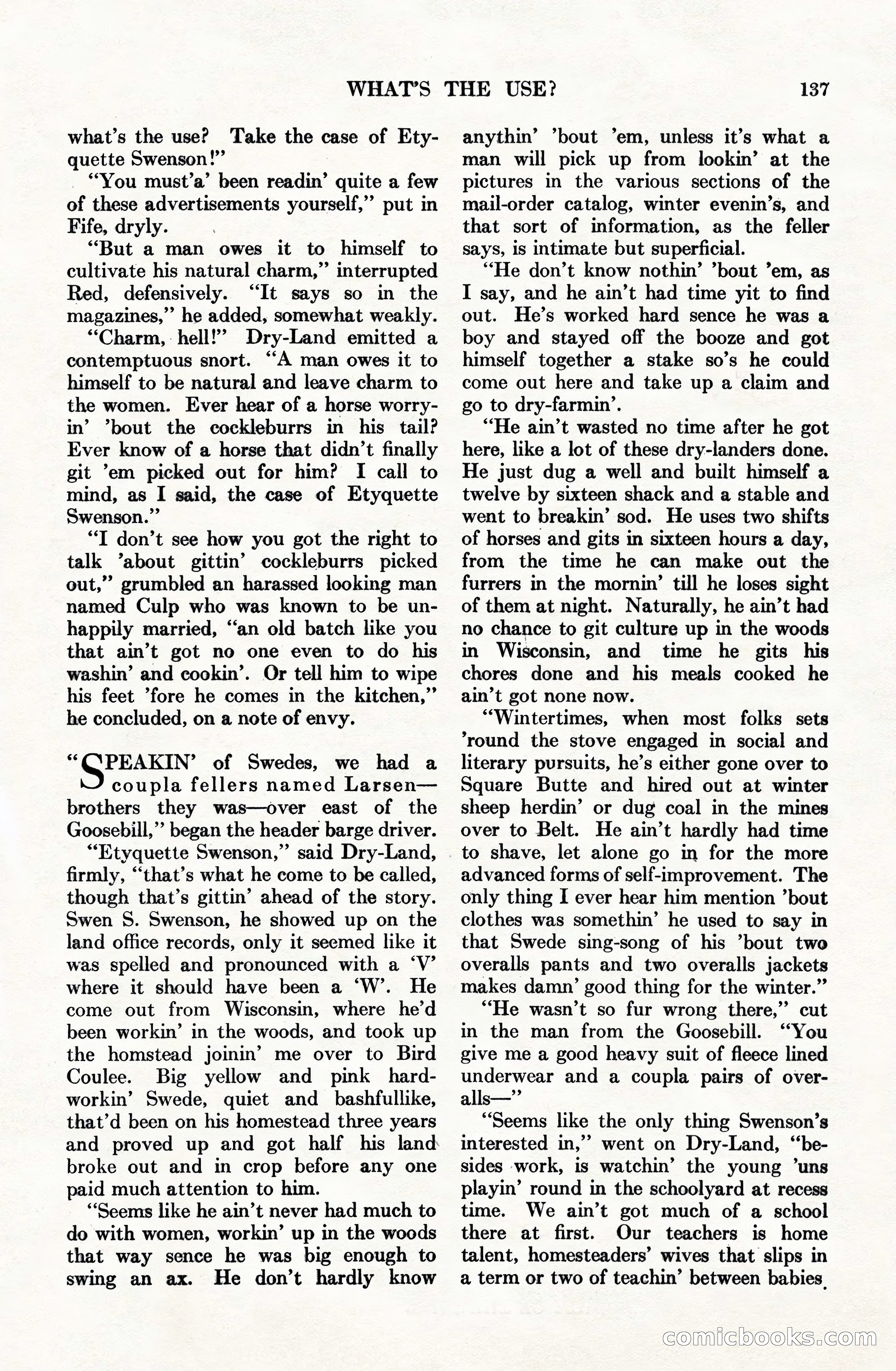 Adventure Magazine Cover, June 15, 1928 — page 139 of 194