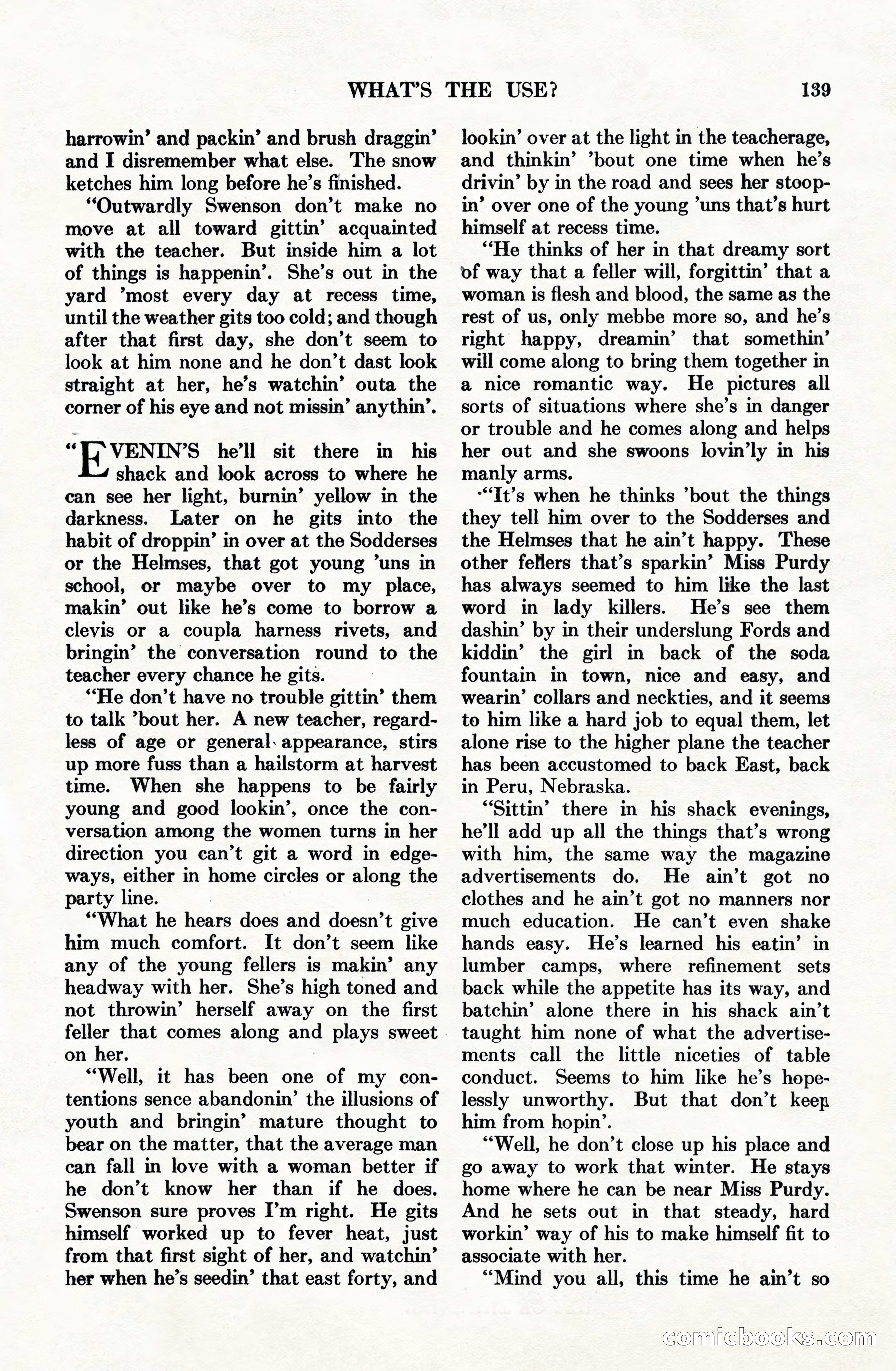 Adventure Magazine Cover, June 15, 1928 — page 141 of 194