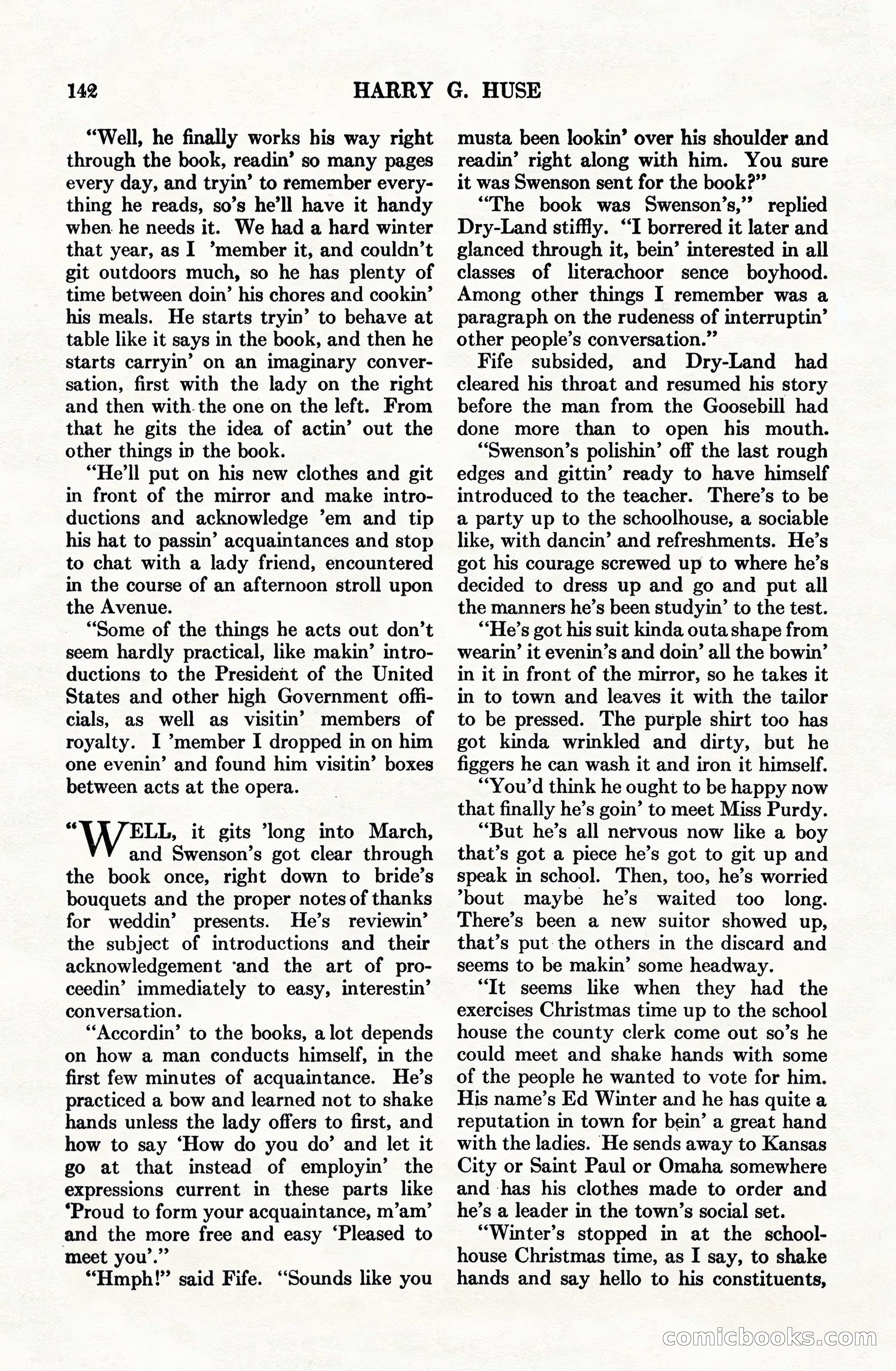Adventure Magazine Cover, June 15, 1928 — page 144 of 194