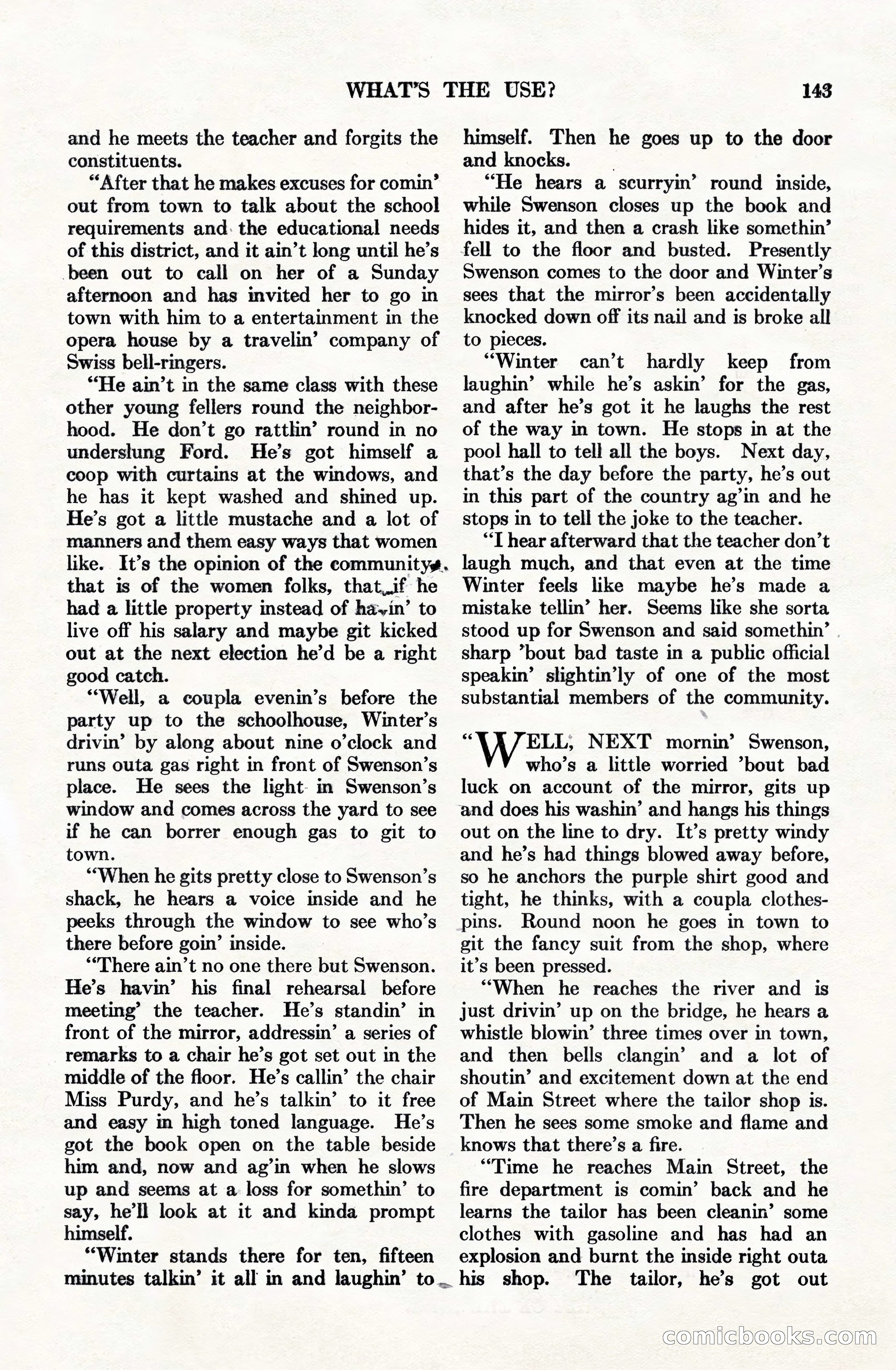 Adventure Magazine Cover, June 15, 1928 — page 145 of 194
